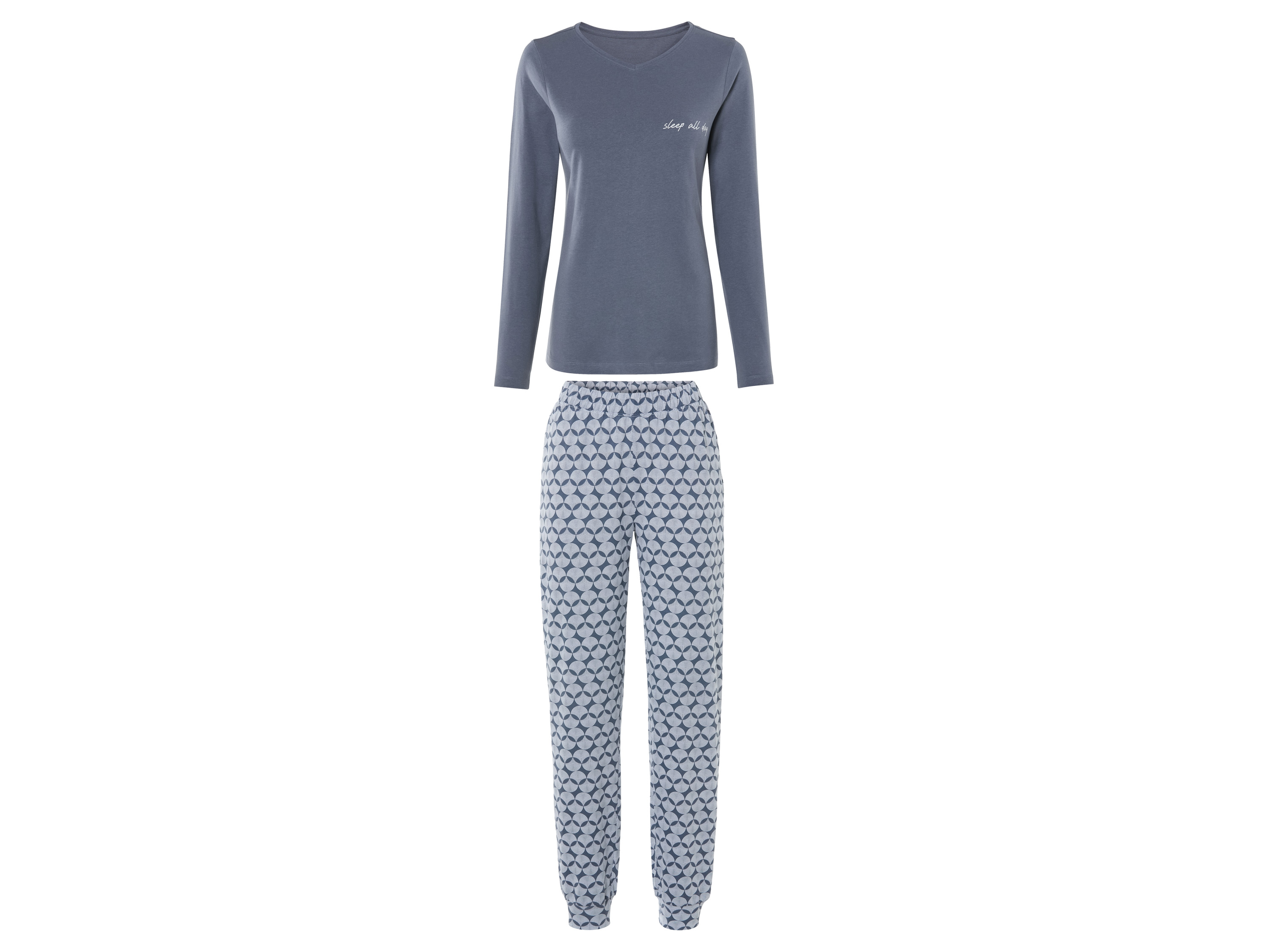 esmara Dames pyjama (S (36-38), Marineblauw)