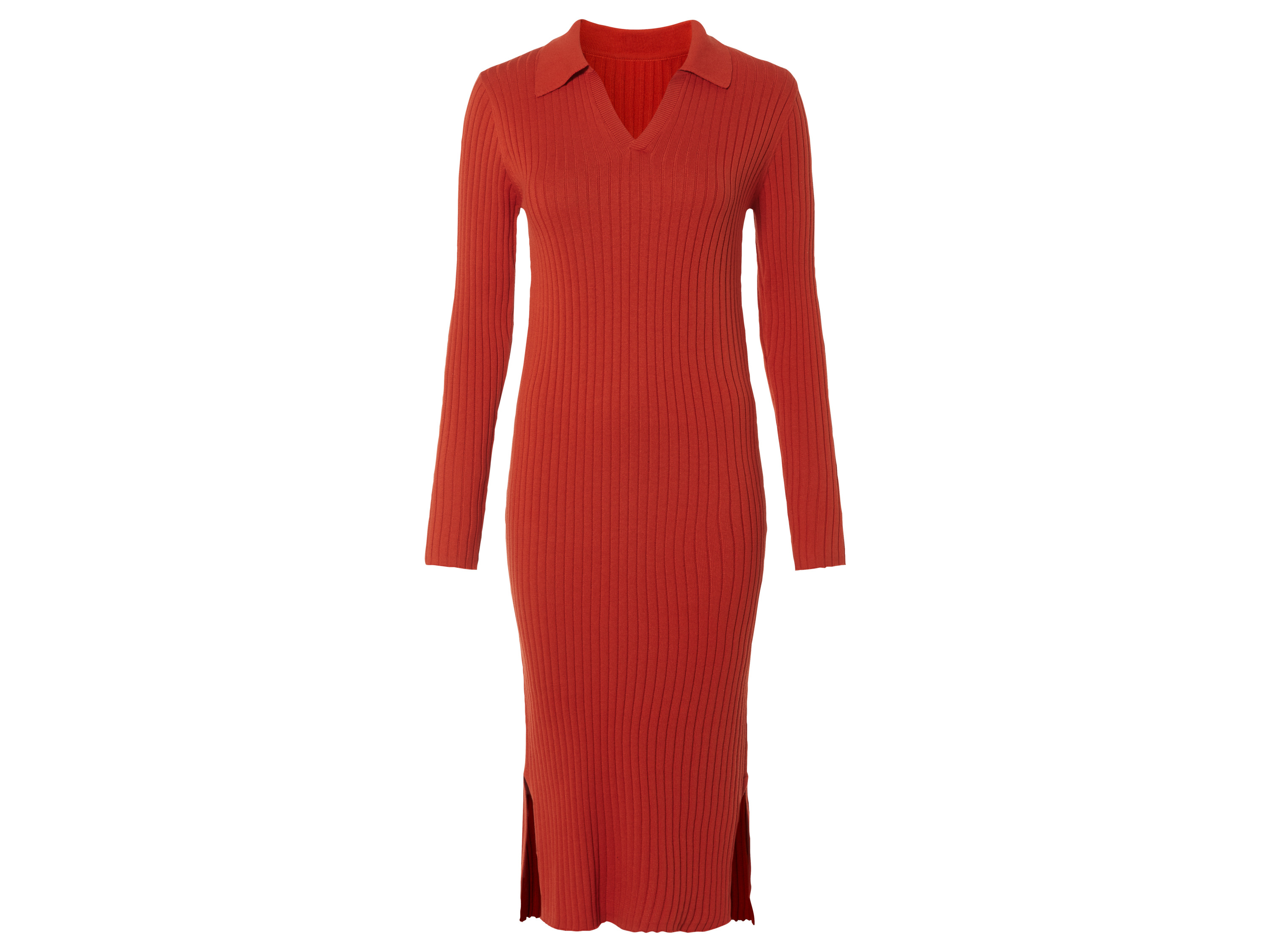 esmara Dames gebreide jurk (XS (32/34), Rood)