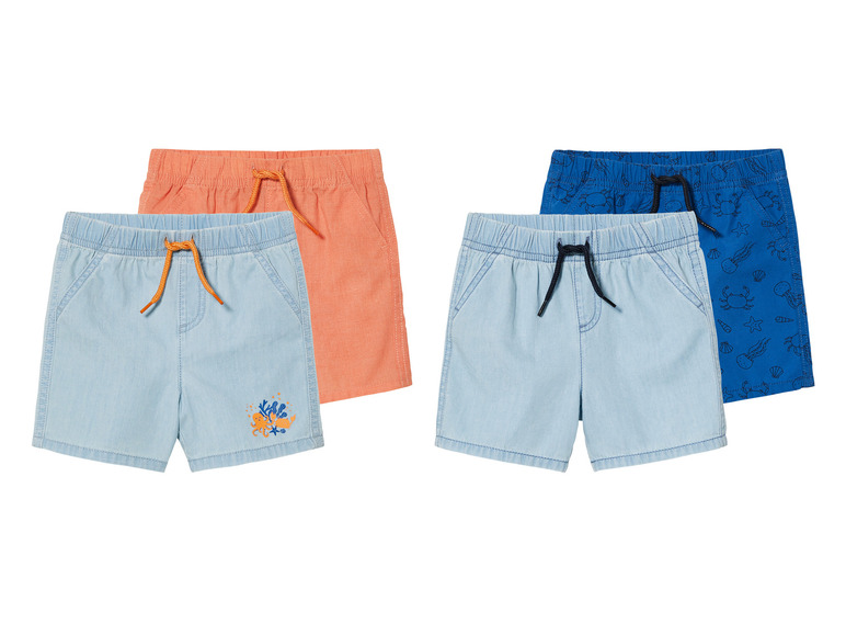 Ga naar volledige schermweergave: lupilu® 2 baby shorts - afbeelding 1