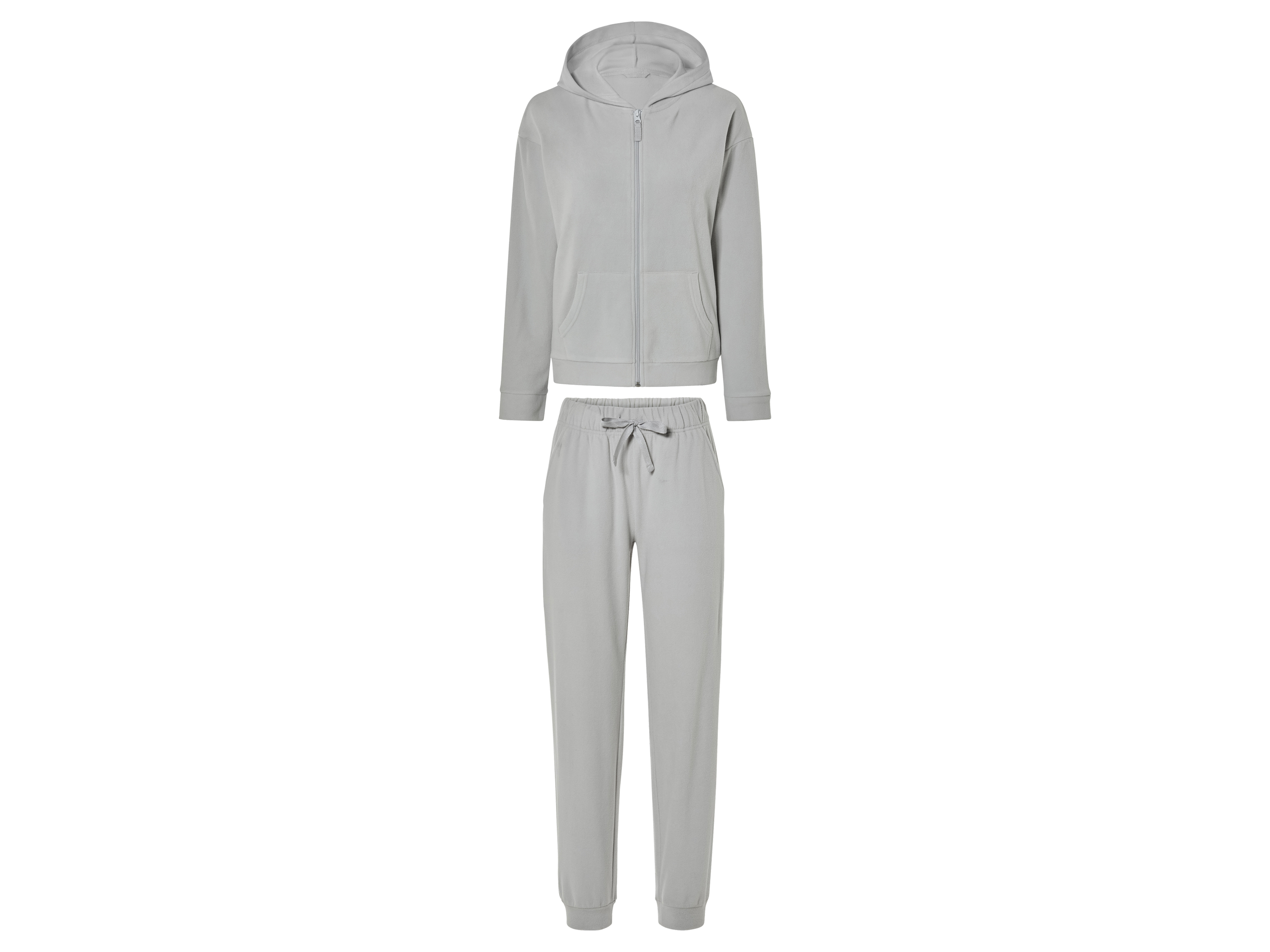 esmara Dames fleece huispak (L(44/46), Grijs)