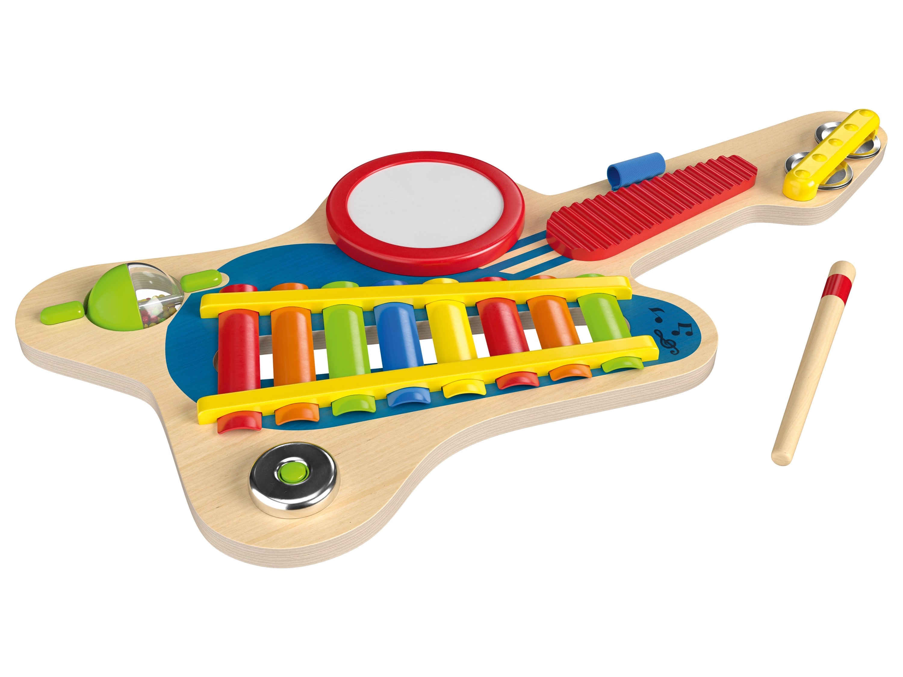 Playtive Houten muziekinstrumenten (Muziekinstrument 6-in-1)