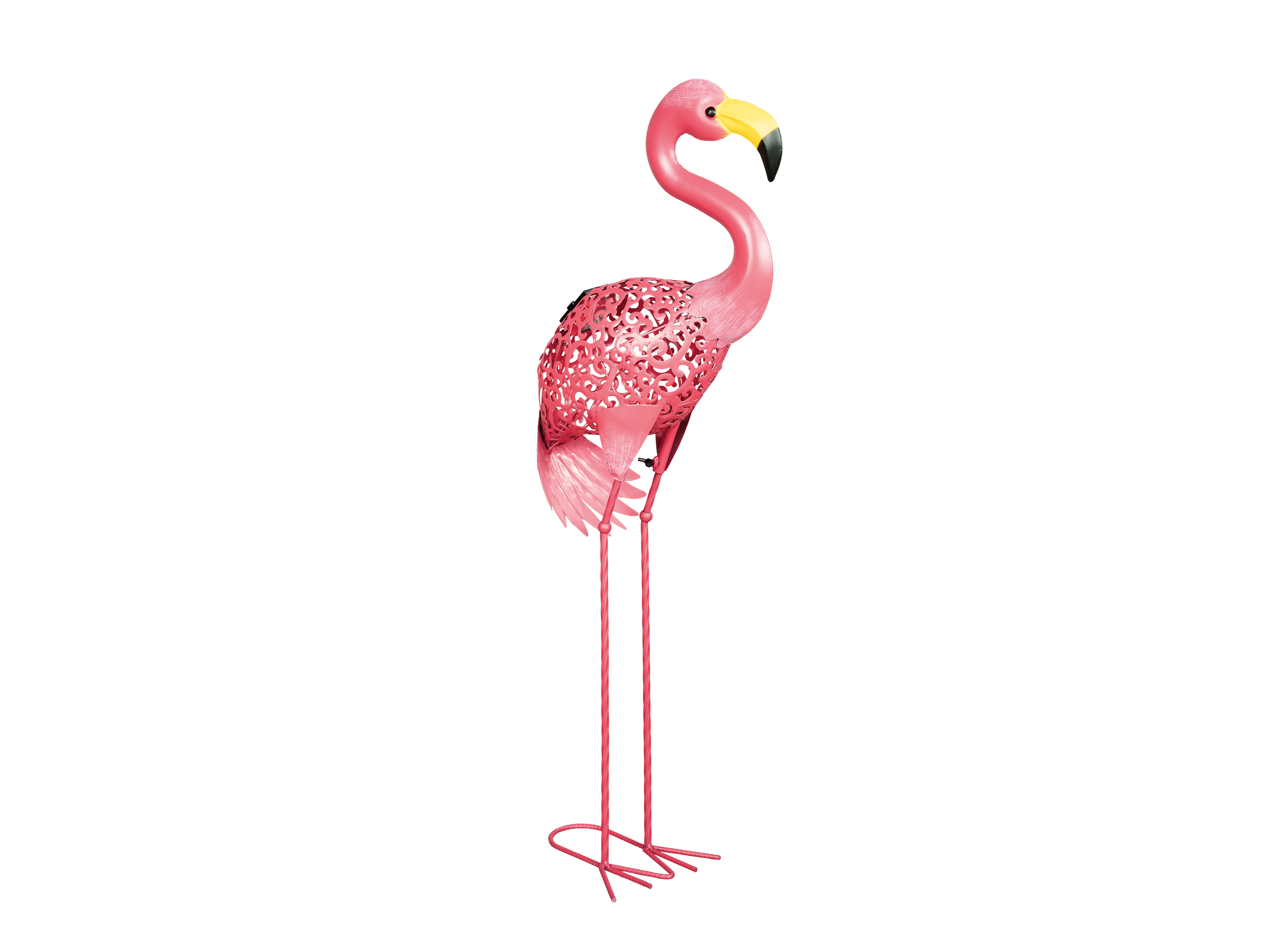 LIVARNO home Solar decoratievogel (Roze flamingo)