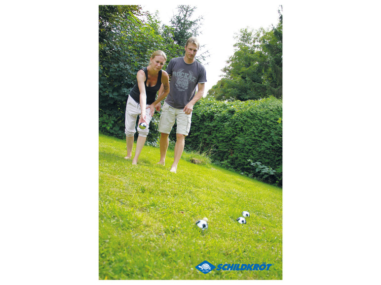 Ga naar volledige schermweergave: Schildkröt Boule / boccia / petanque set staal - afbeelding 4