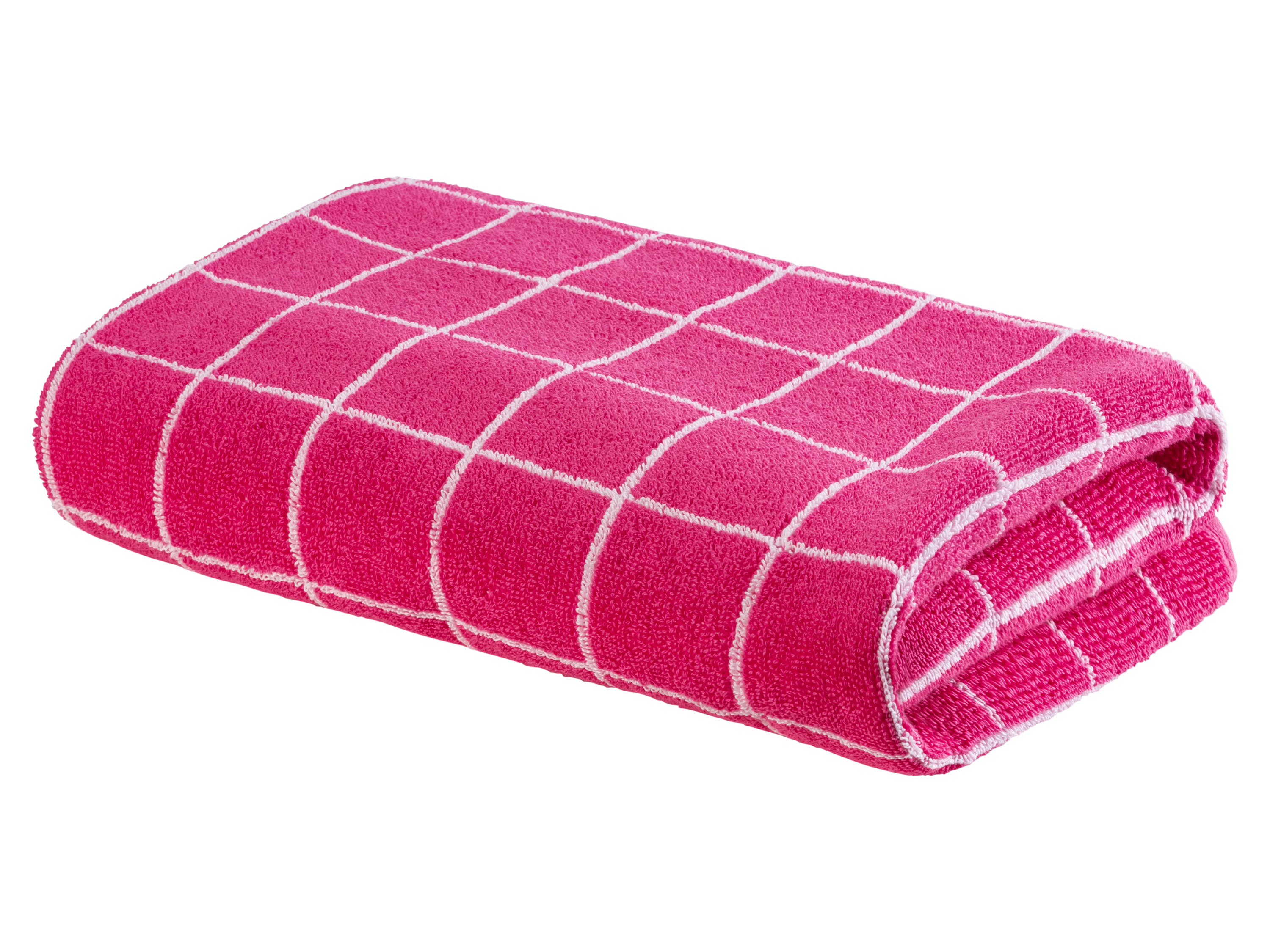 LIVARNO home Badhanddoek 70 x 140 cm (Roze)