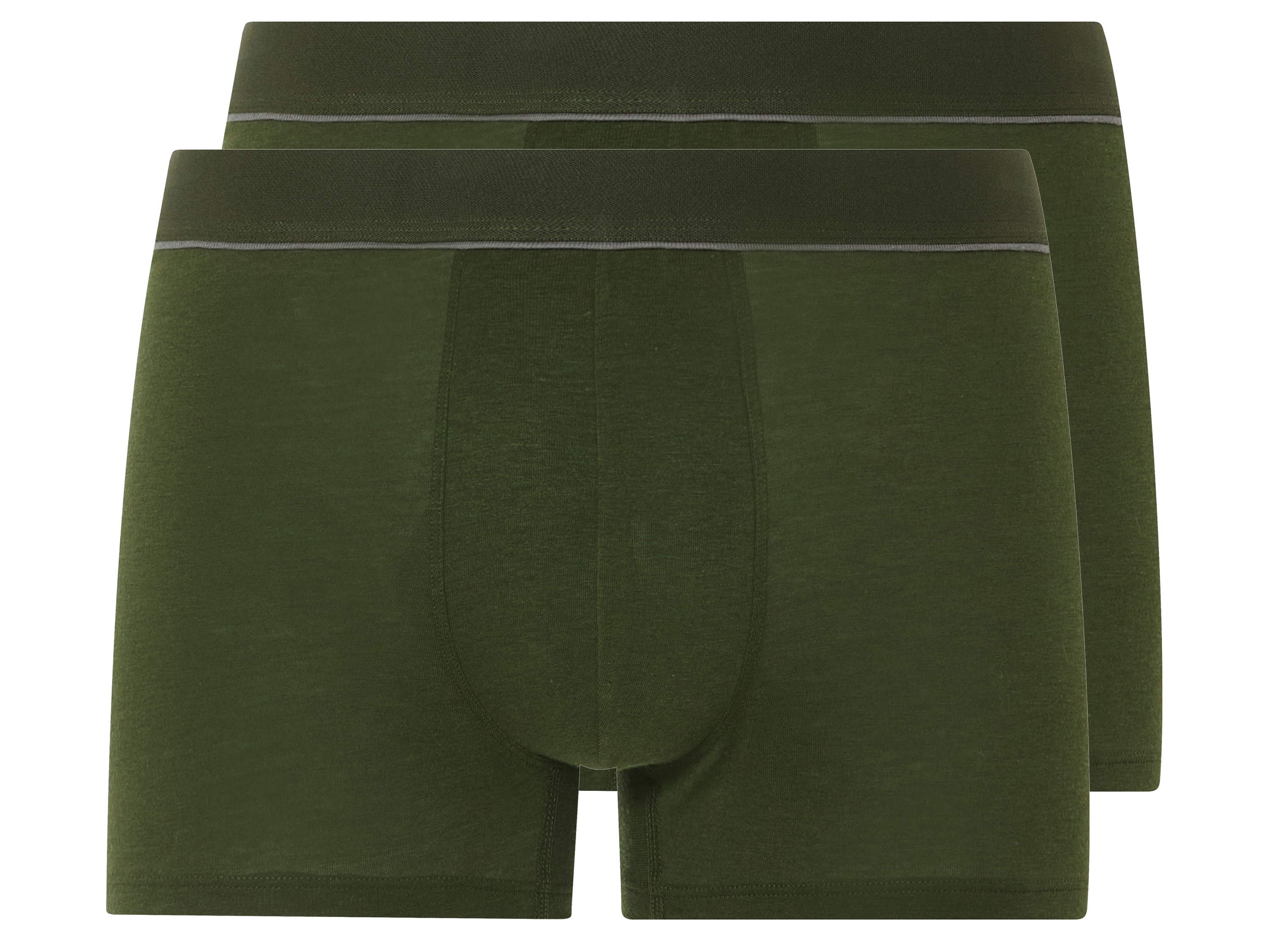 LIVERGY 2 stuks heren boxers (Groen, 6/L)