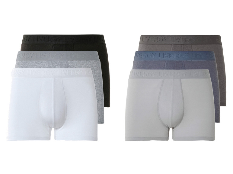 Ga naar volledige schermweergave: LIVERGY® 3 heren boxers - afbeelding 1