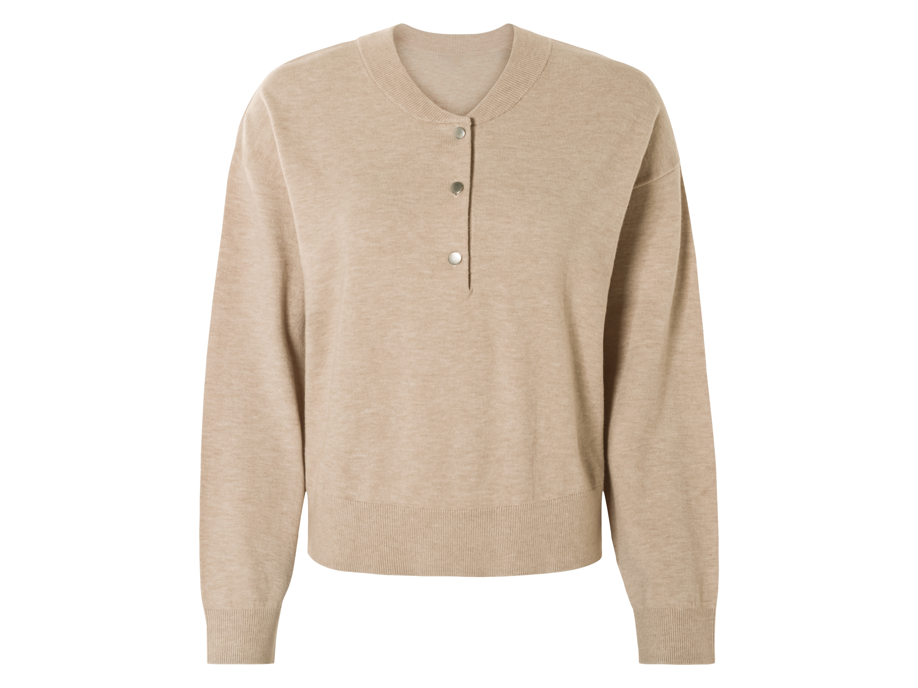 esmara Fijngebreide dames trui (XS (32/34), Beige)