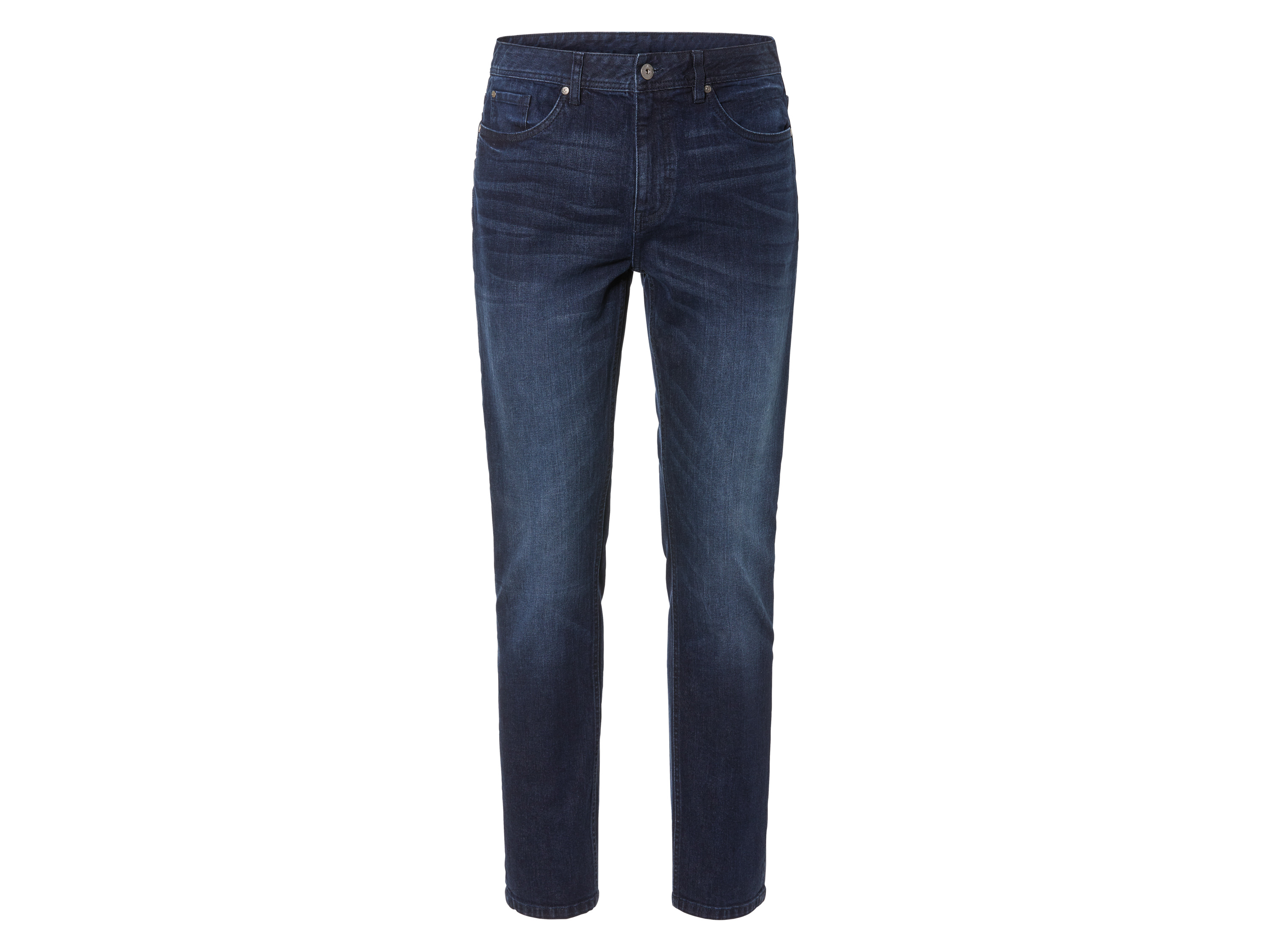 LIVERGY Heren jeans - Slim Fit (Donkerblauw, 56 (40/32))