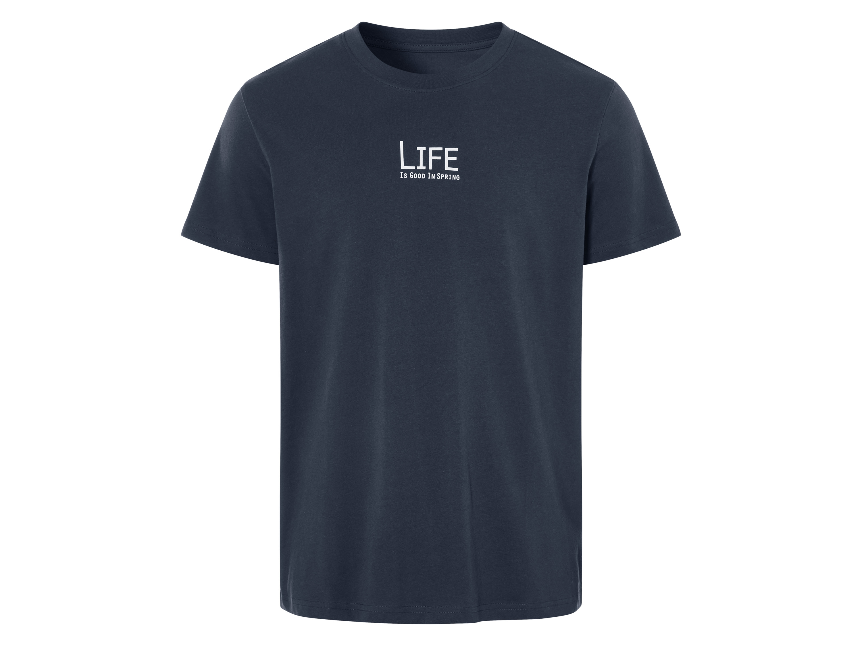 LIVERGY Heren T-shirt (Marineblauw, S (44/46))