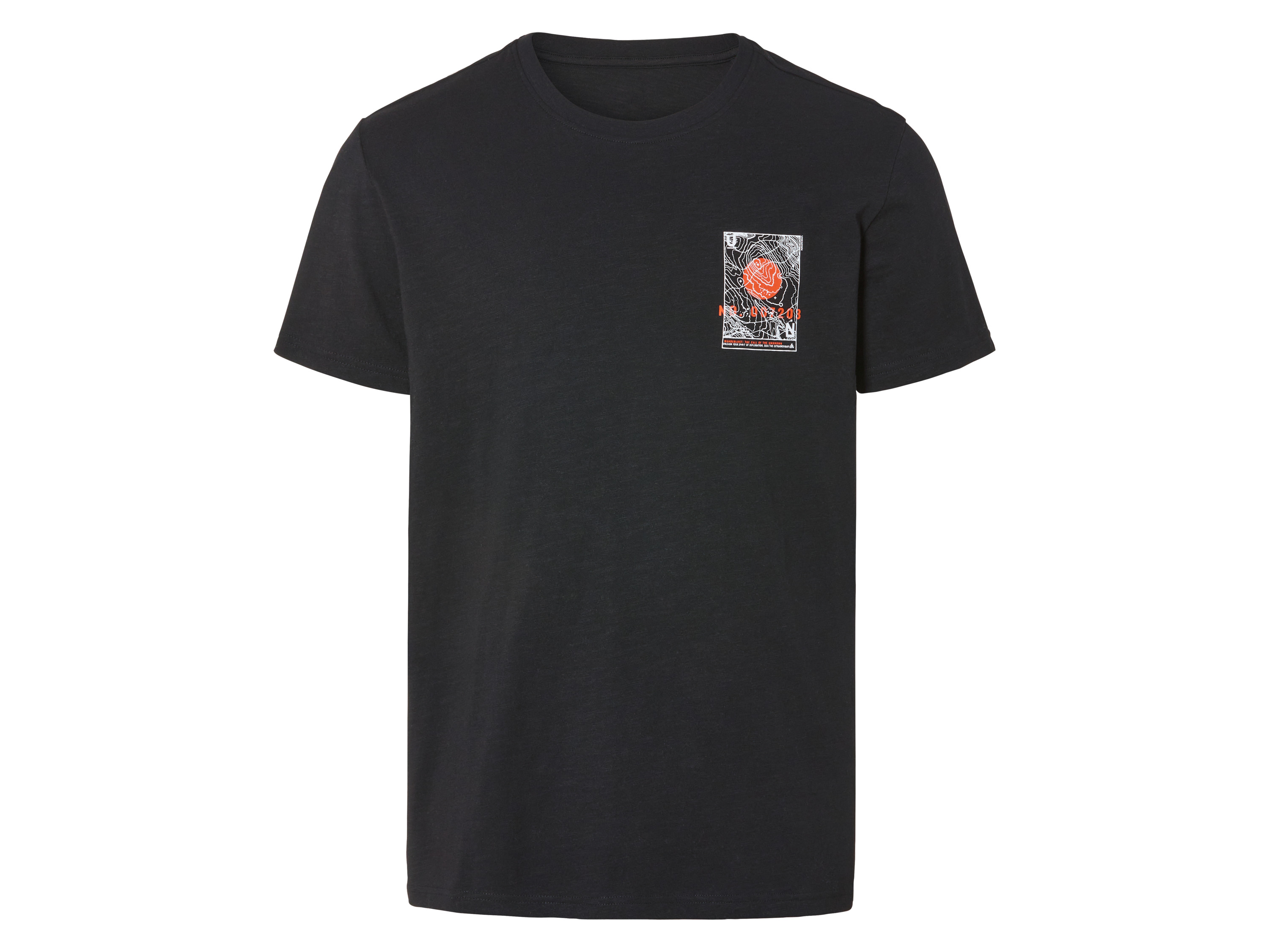 LIVERGY Heren T-shirt (L (52-54), Zwart)