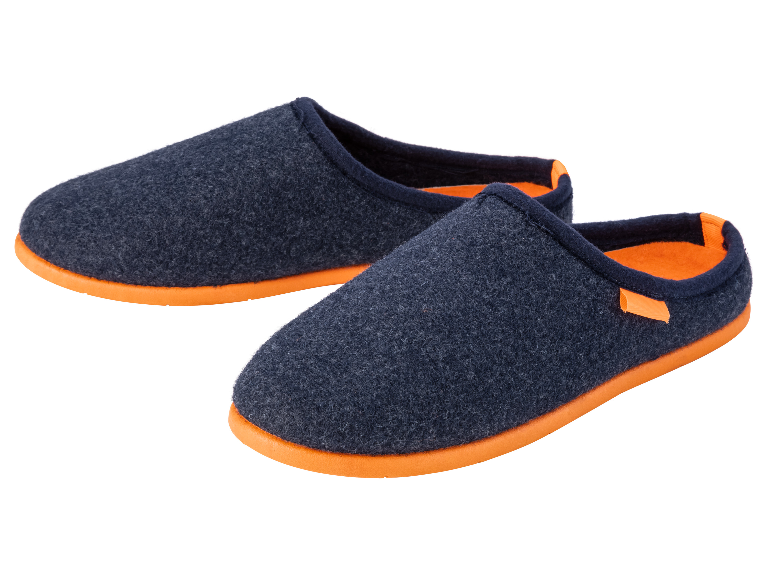 LIVERGY Herenslippers (45, Marineblauw)