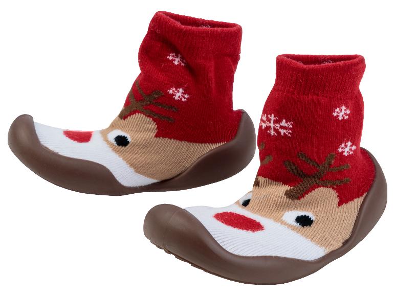 Ga naar volledige schermweergave: lupilu® Baby slofjes kerst - afbeelding 5