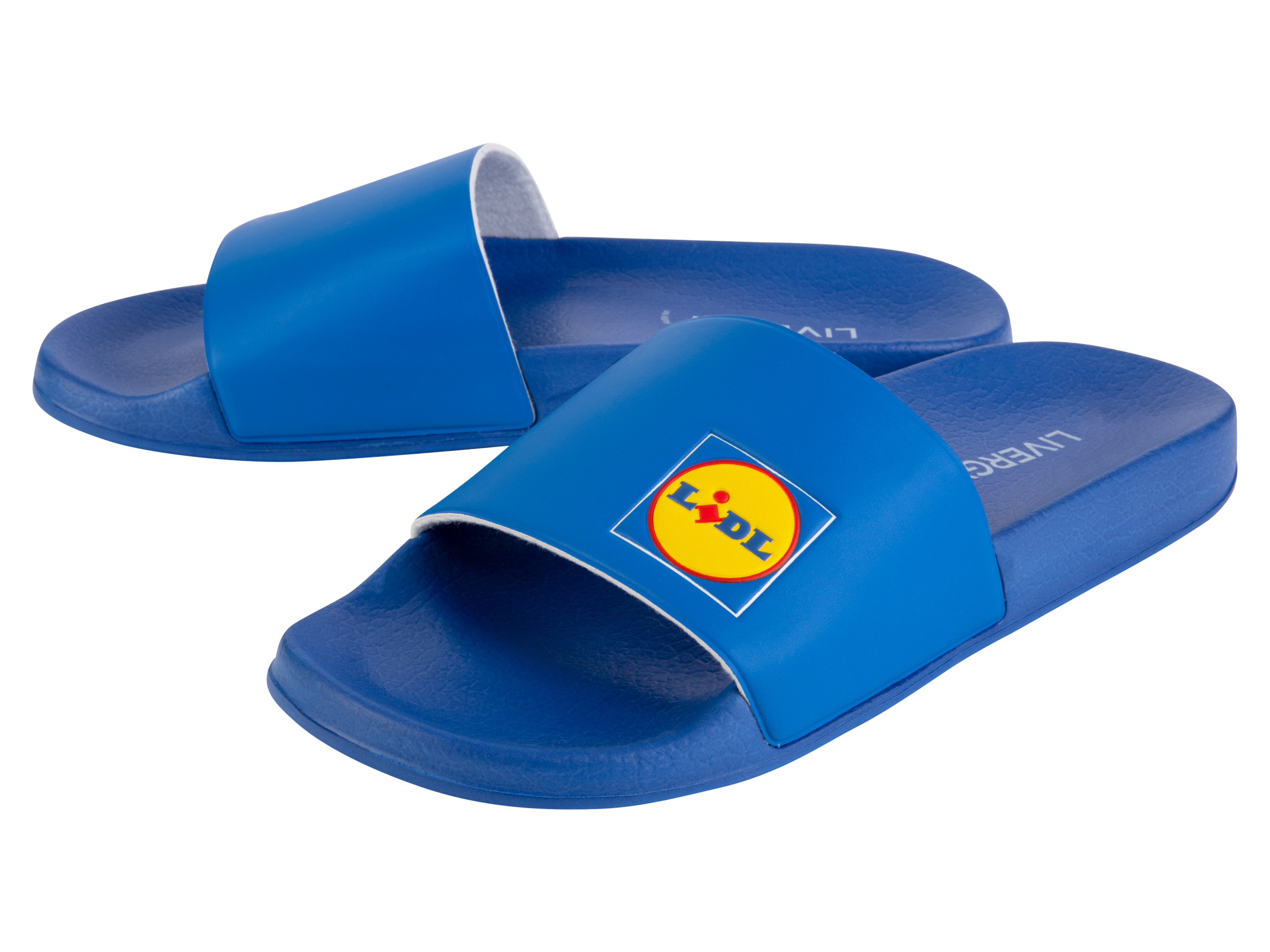 LIVERGY Lidl badslippers (45, Blauw)