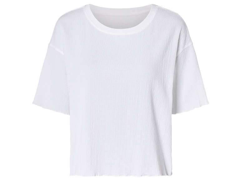 esmara Dames oversized t-shirt (M (40/42), Wit)