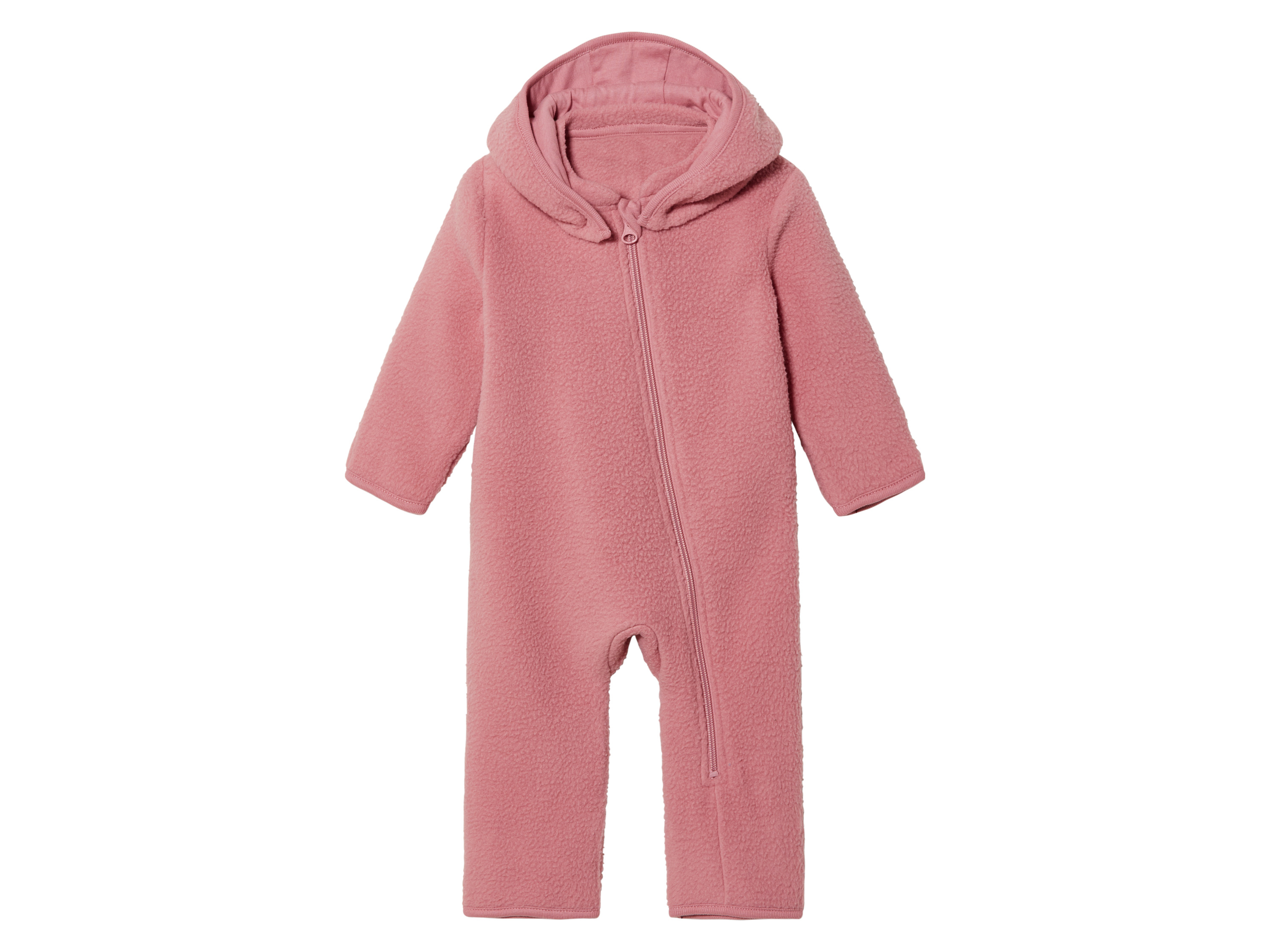 lupilu Baby teddyfleece-overall (62-68, Lichtroze)