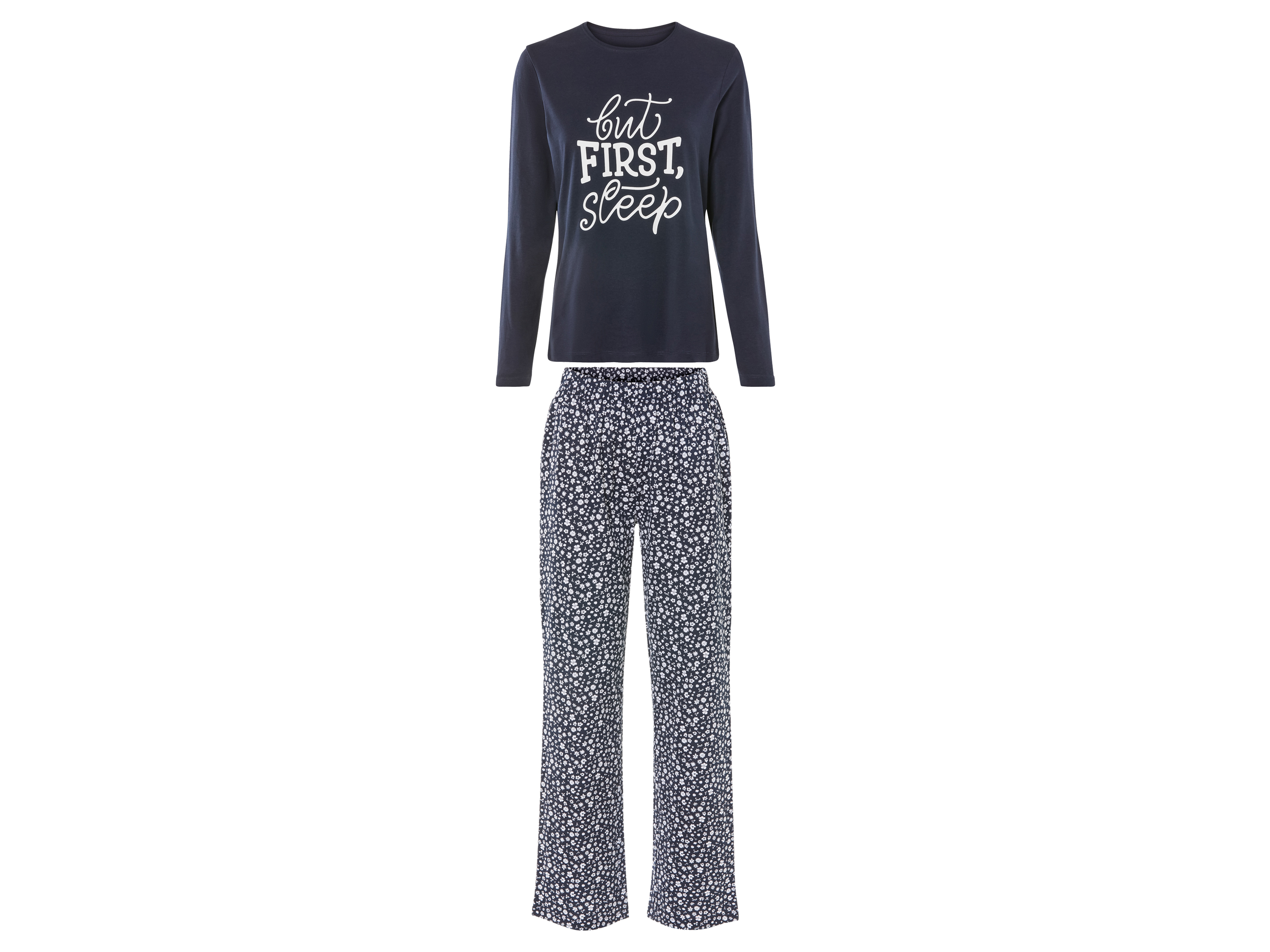 esmara Dames pyjama (Marineblauw, XS (32/34))