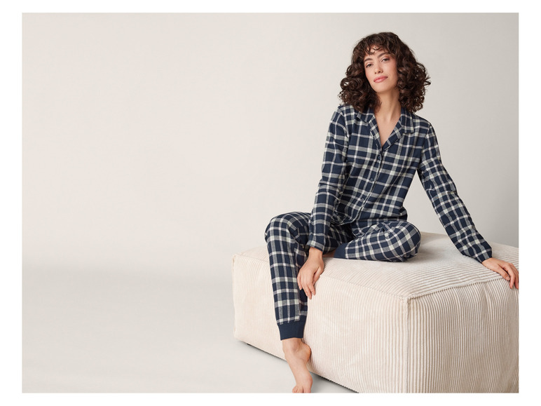 Ga naar volledige schermweergave: esmara® Flanellen dames pyjama - afbeelding 3