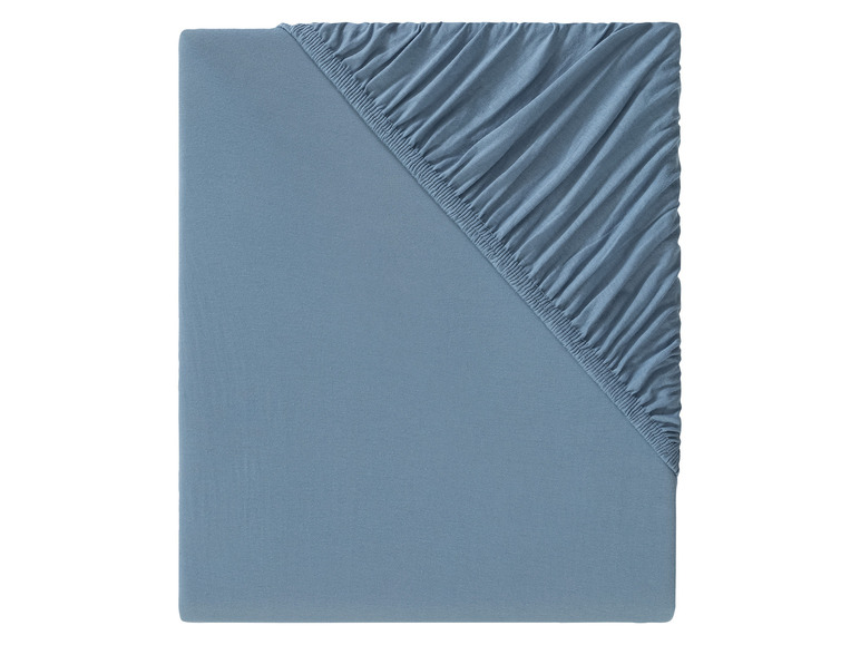 LIVARNO home Jersey hoeslaken 90-100 x 200 cm (Blauw)