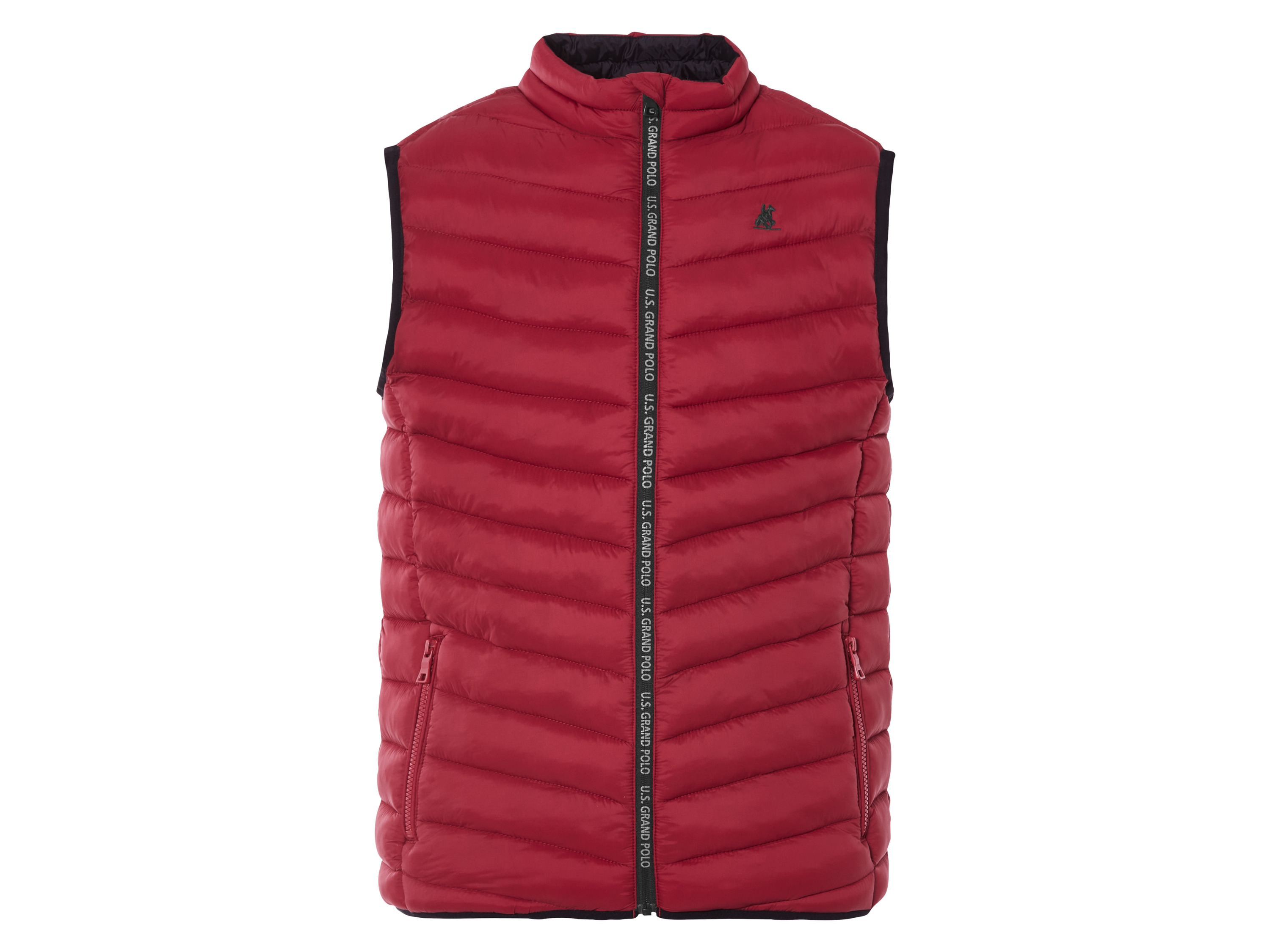 LIVERGY Gewatteerde heren bodywarmer (L (52-54), Rood)