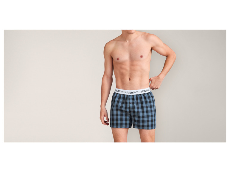 Ga naar volledige schermweergave: LIVERGY® 2 paar heren boxers - afbeelding 35