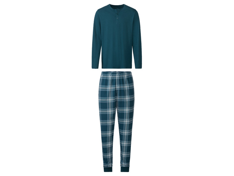 Heren pyjama (M (48/50), Groen geruit)