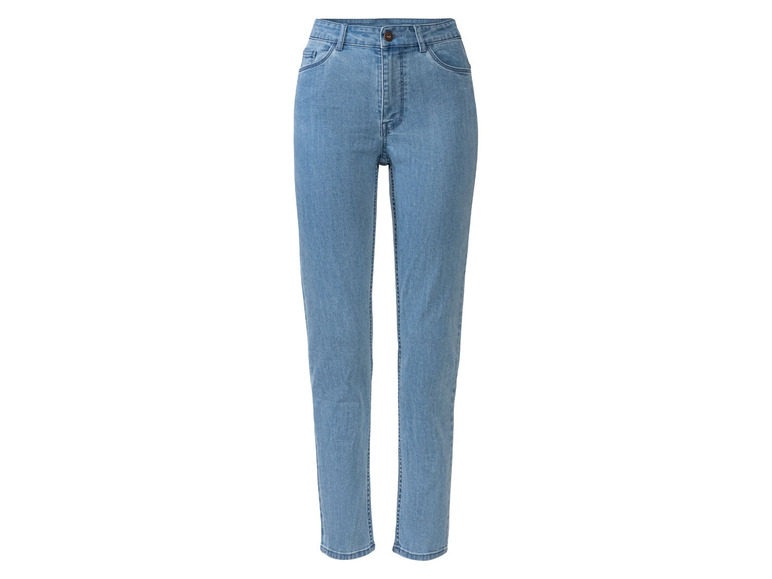 esmara Dames jeans - Straight fit (38, kort, Lichtblauw)