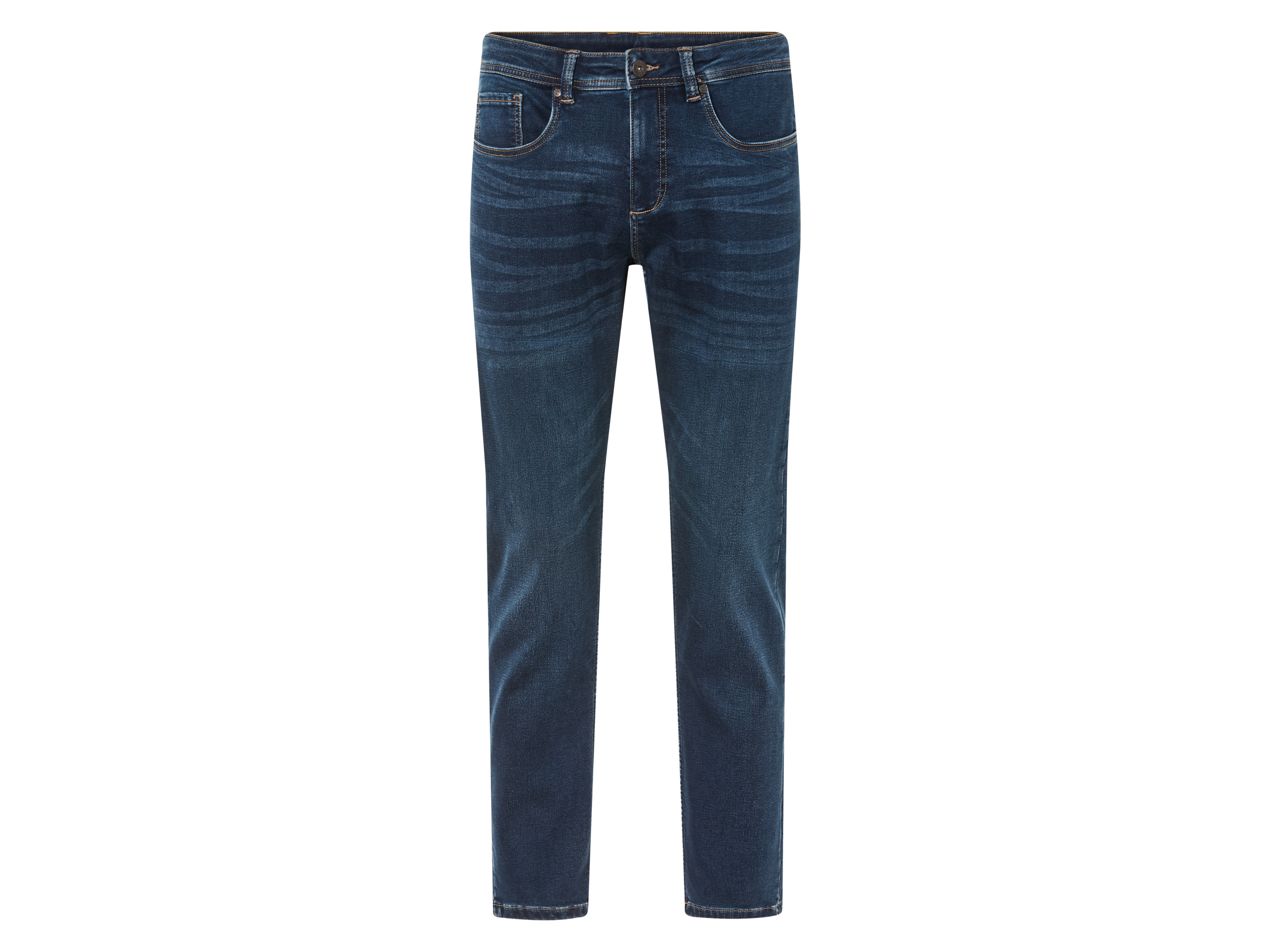 LIVERGY Heren Sweatjeans Slim Fit (54 (38/32), donkerblauw)