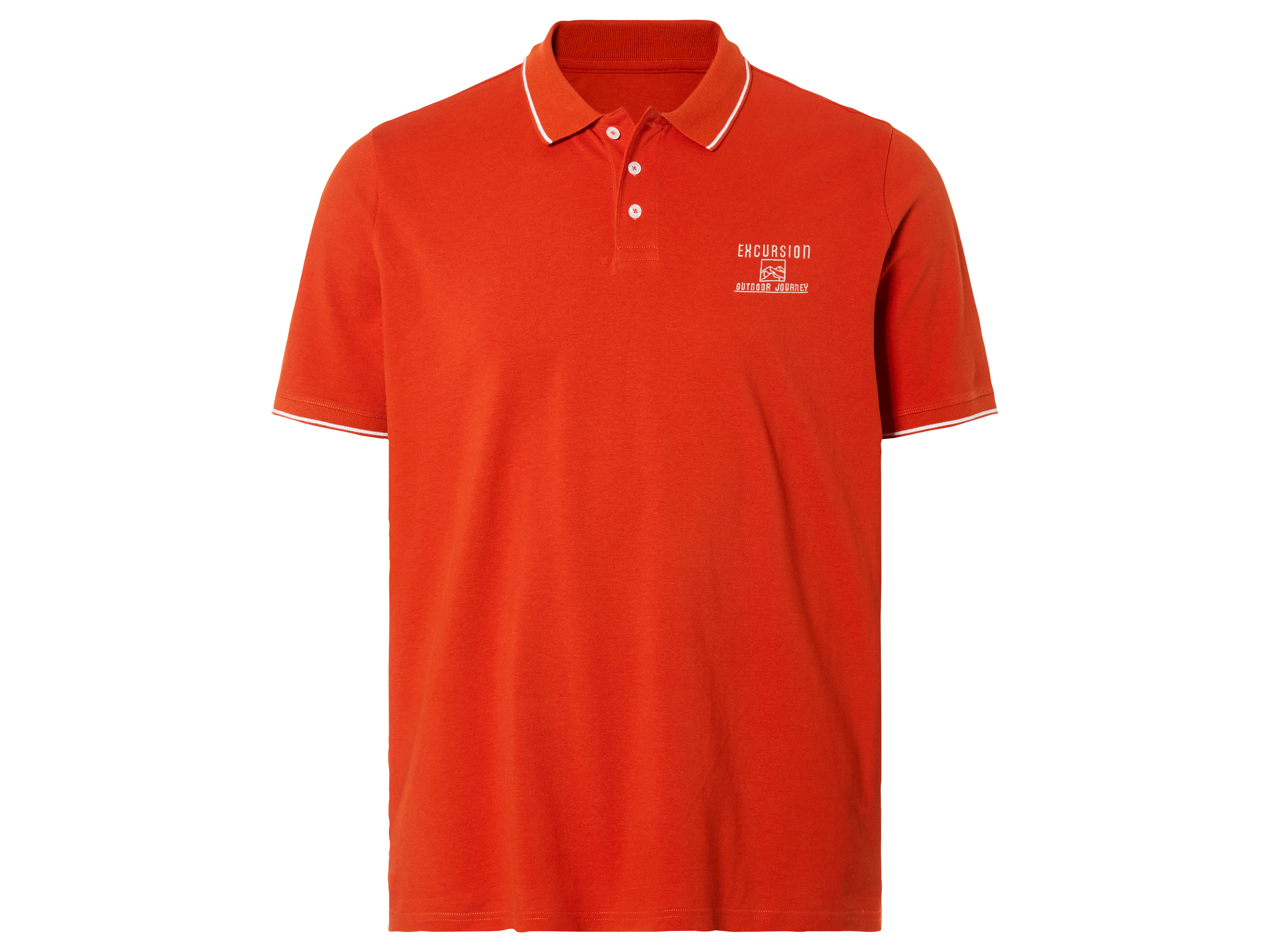 LIVERGY Heren polo (XXL (60/62), Rood)