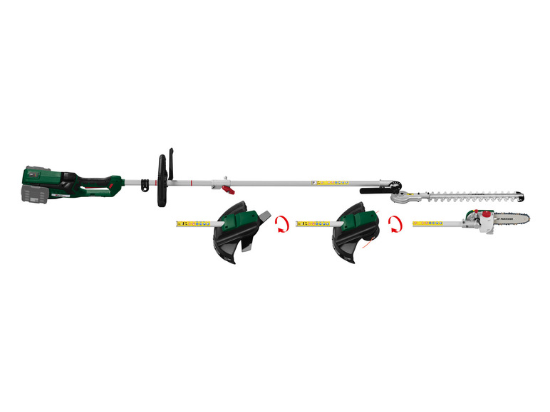 Ga naar volledige schermweergave: PARKSIDE® Accu 4-in-1 tuincombigereedschap 40V zonder accu - afbeelding 7