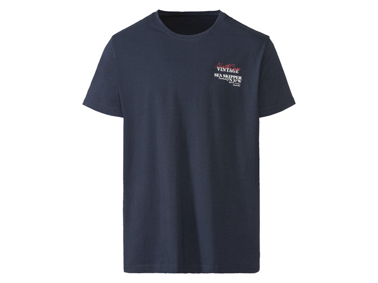 Heren t-shirt (XL (56/58), Marineblauw)