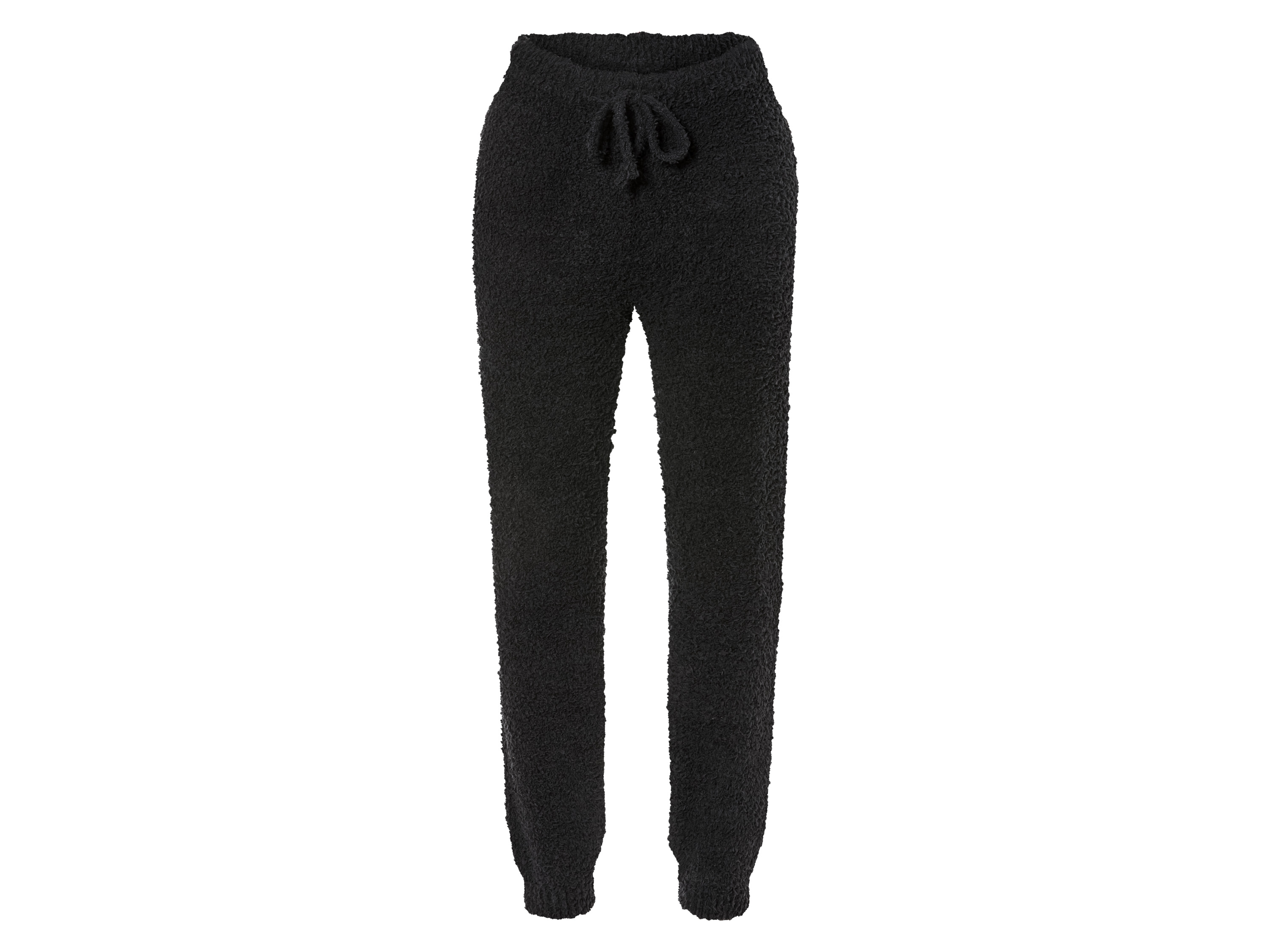 esmara Pluchen dames broek (XS (32/34), Zwart)