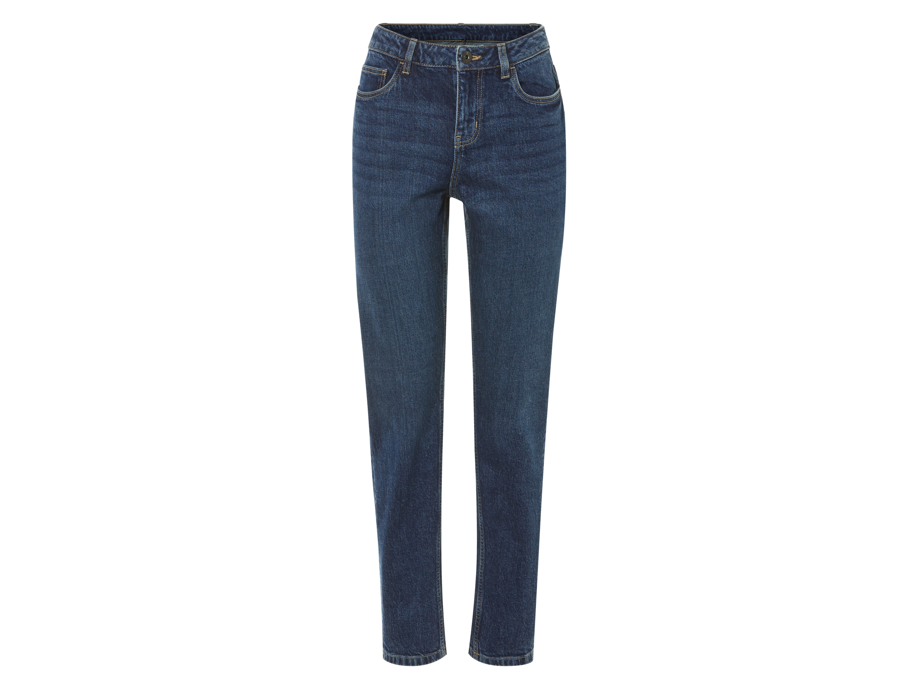 esmara Dames jeans - Straight Fit (44 (normale lengte), Blauw)