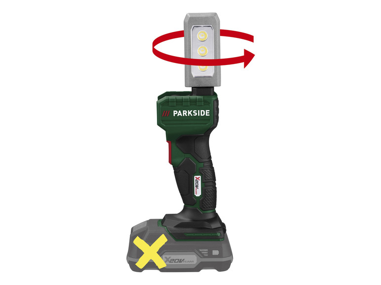 Ga naar volledige schermweergave: PARKSIDE® Accu-LED-handlamp 20V zonder accu - afbeelding 29