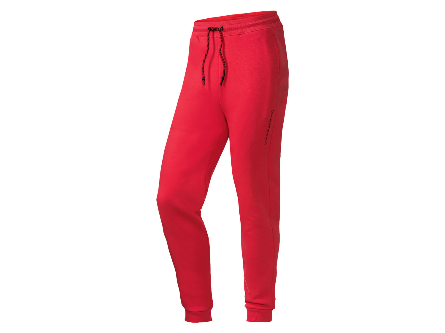 CRIVIT Herenjoggingbroek met boordjes (Rood)