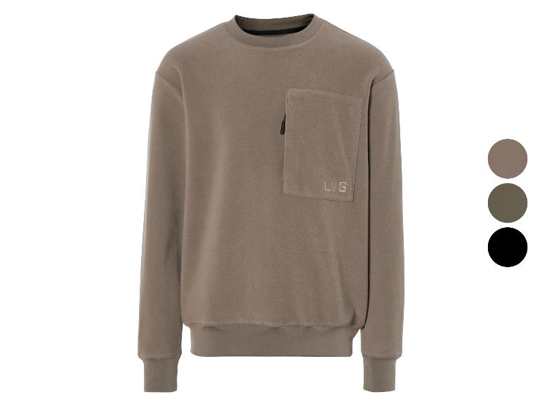 Ga naar volledige schermweergave: LIVERGY® Heren fleece sweater - afbeelding 1