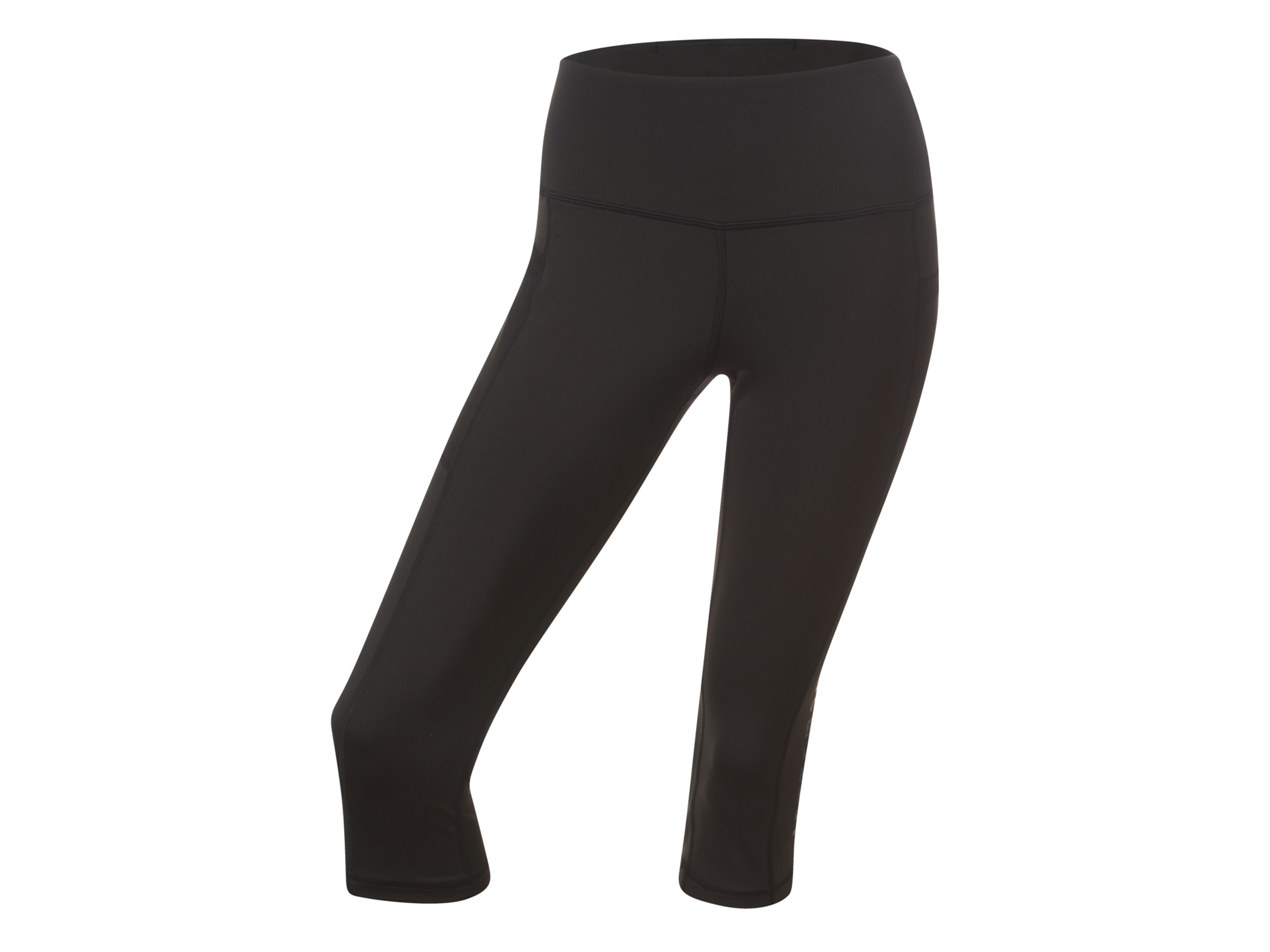 Dames sportlegging capri (Zwart, M (40/42))