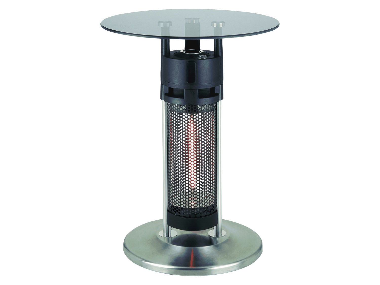 tepro Stand straalkachel Monterey, 1200 W, met glazen tafel