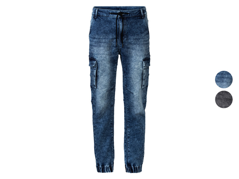 Ga naar volledige schermweergave: LIVERGY® Heren denim joggers - afbeelding 1