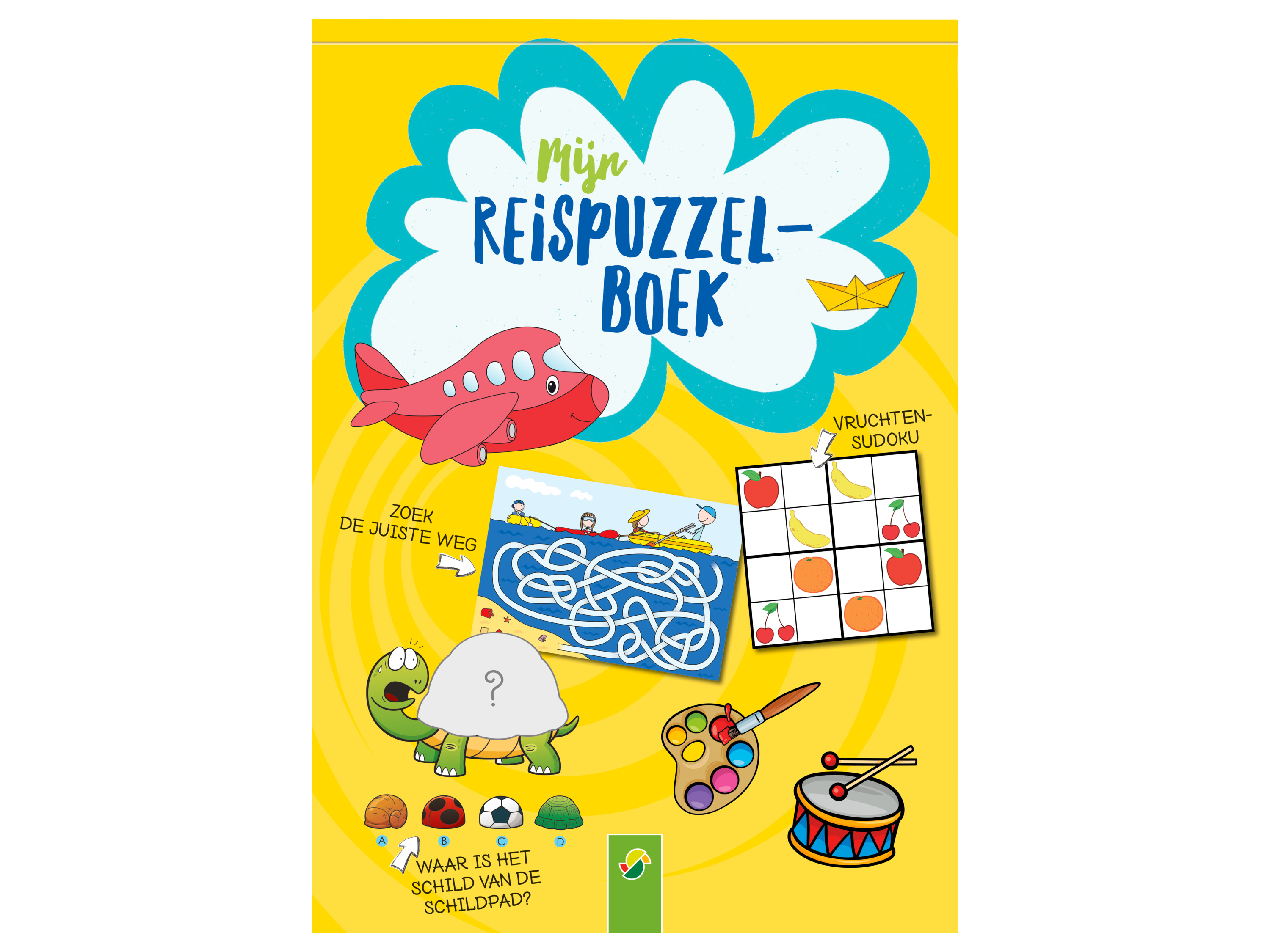 Kinderactiviteitenboek (Mijn reispuzzelboek)