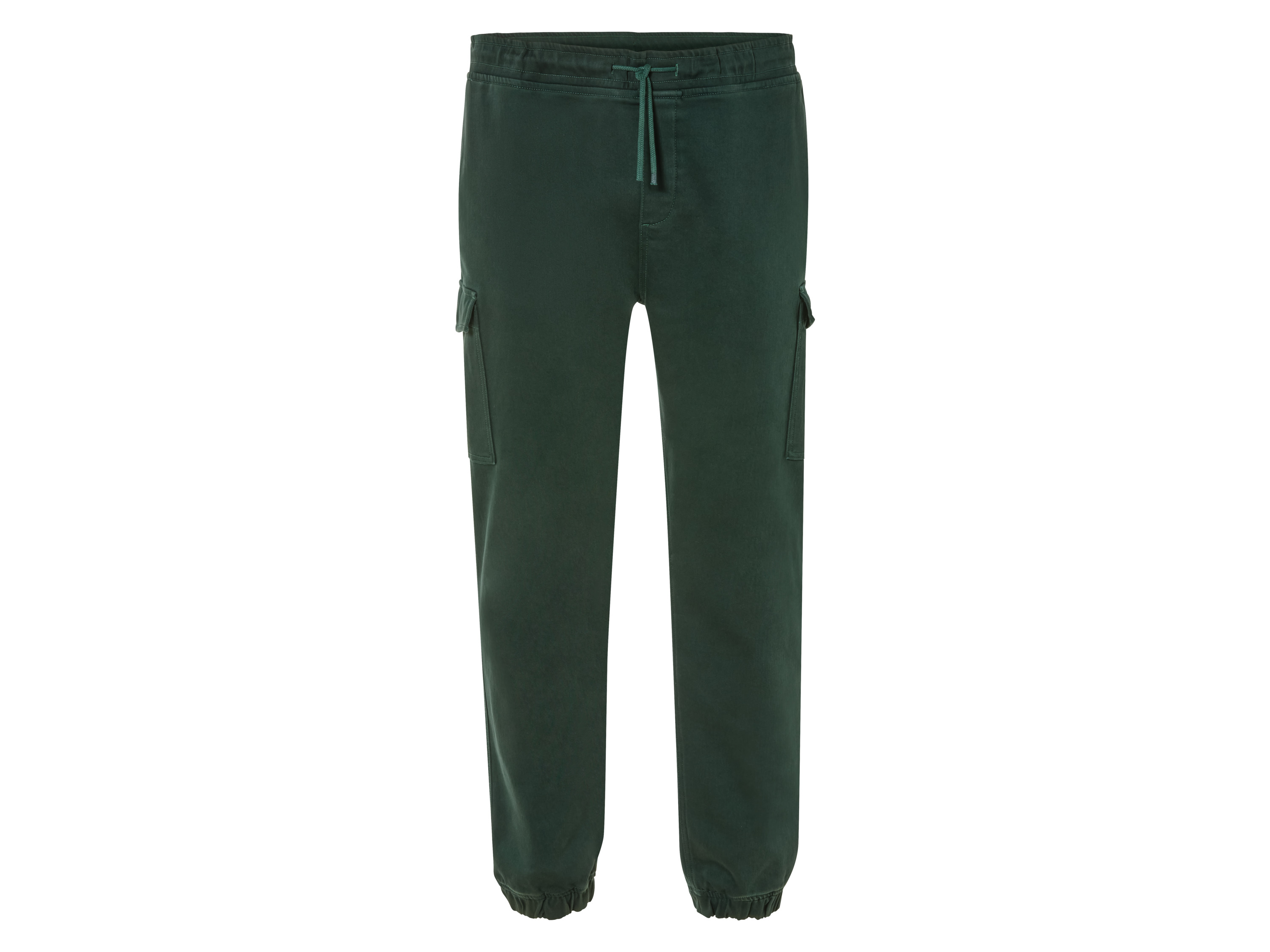 LIVERGY Heren cargo joggingbroek plus size (XXXXL, Groen)