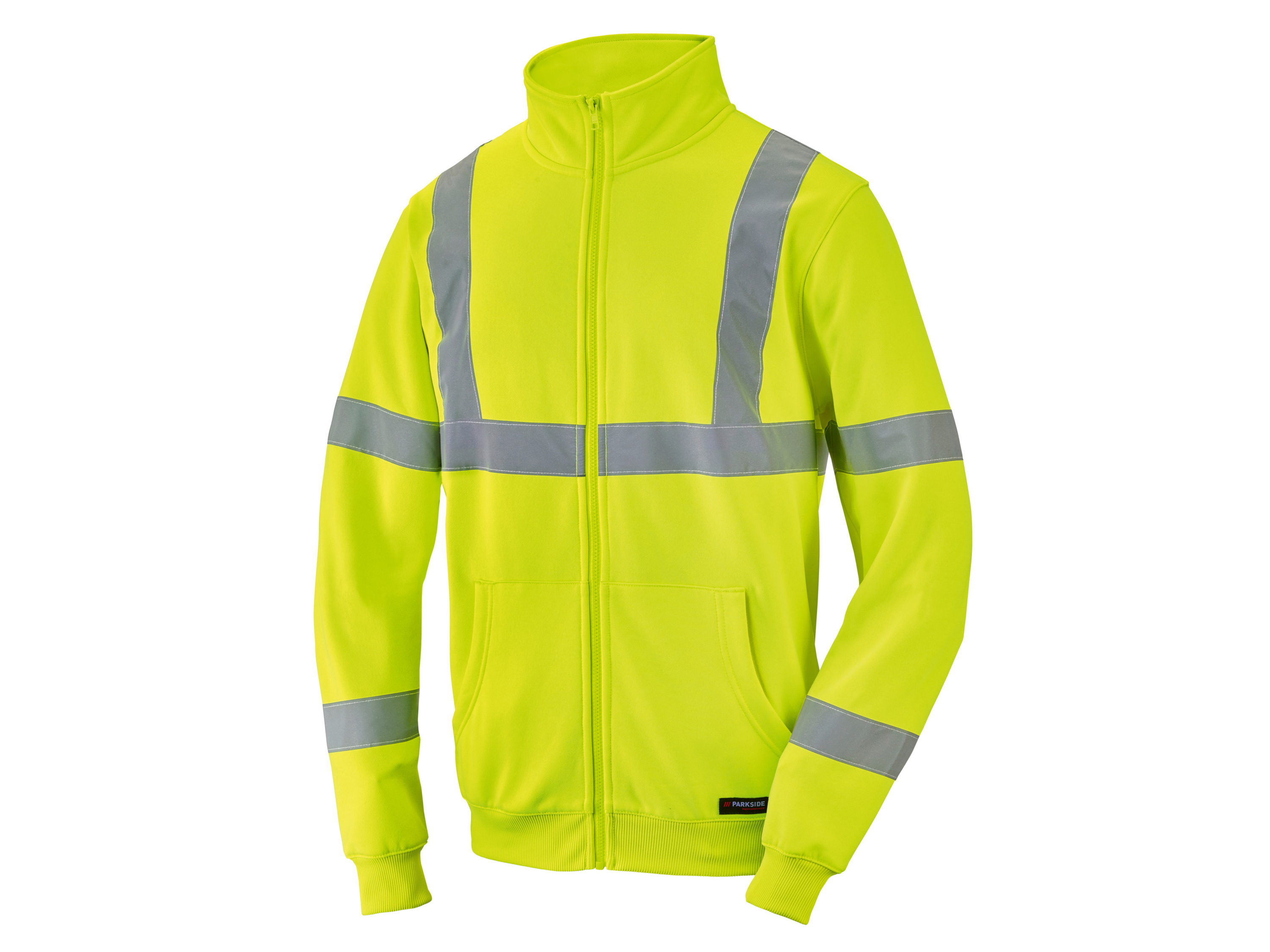 PARKSIDE PERFORMANCE Heren sweatjack met reflectoren (L (52/54), Geel)