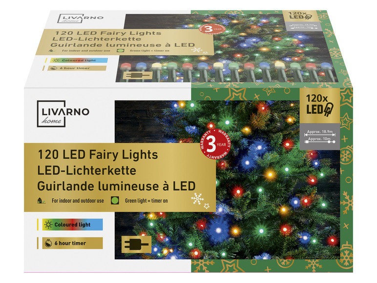 LIVARNO home LED-lichtketting (Bont gekleurd)