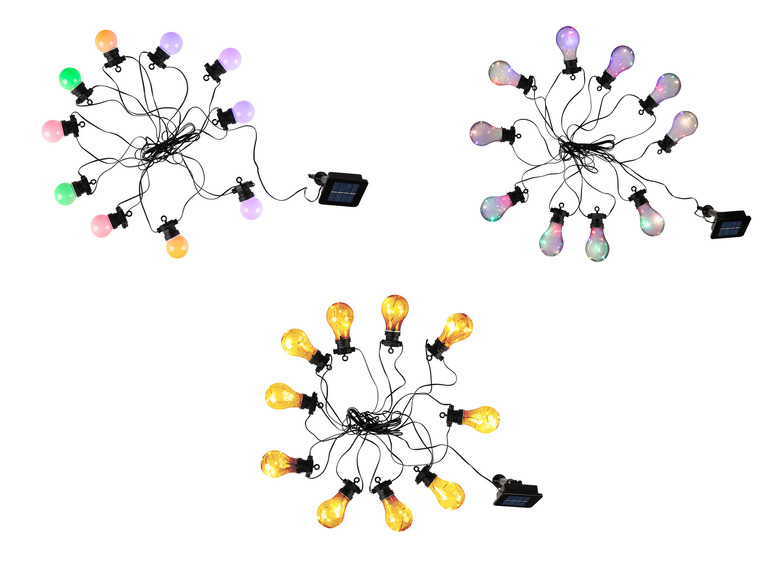 Ga naar volledige schermweergave: LIVARNO home LED-solarlichtketting - afbeelding 1