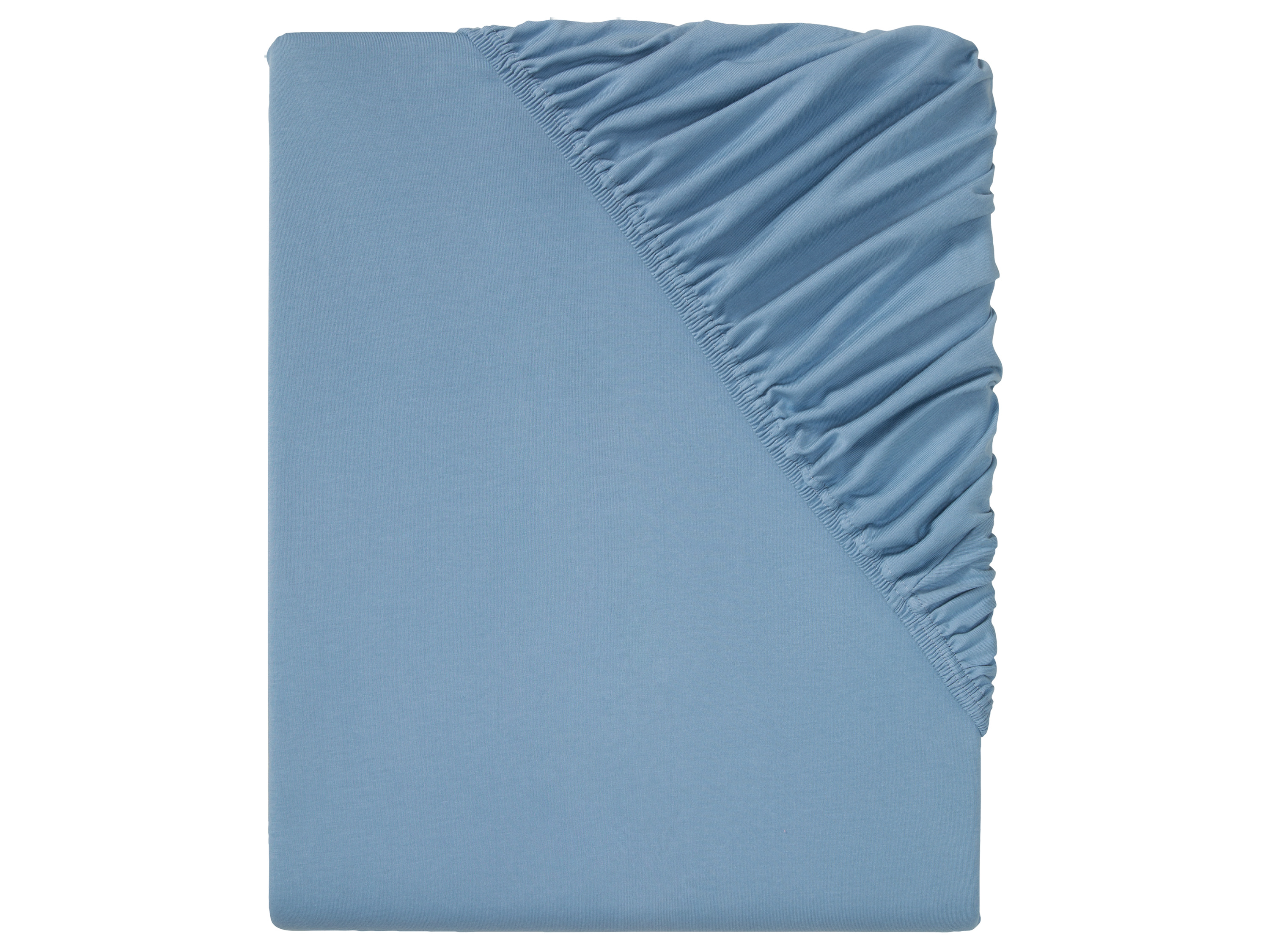 LIVARNO home Jersey-hoeslaken 90-100 x 200 cm (Blauw)