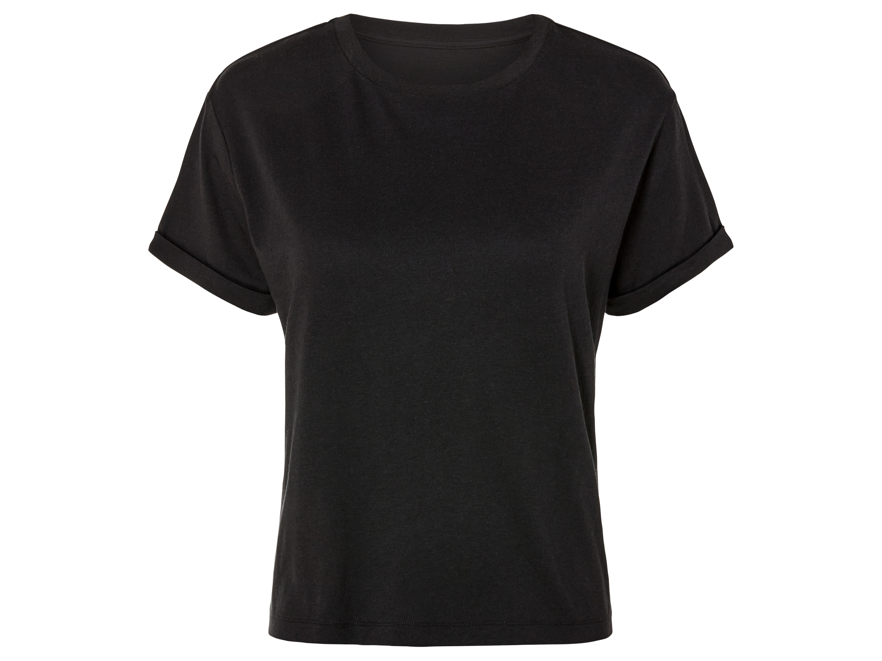 esmara Dames T-shirt (M (40/42), Zwart)