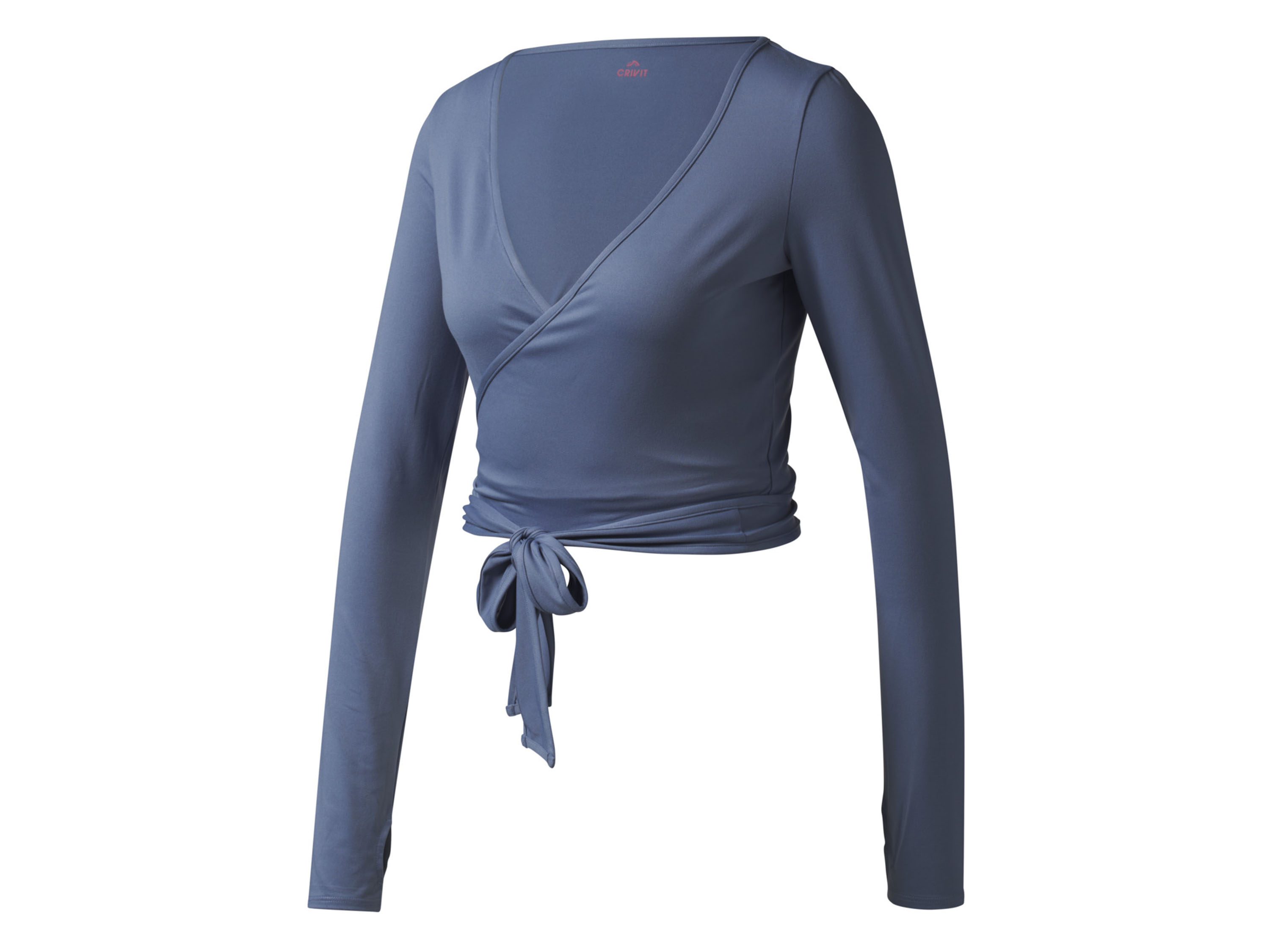 CRIVIT Dames sport wikkeltop (Blauw, M(40/42))