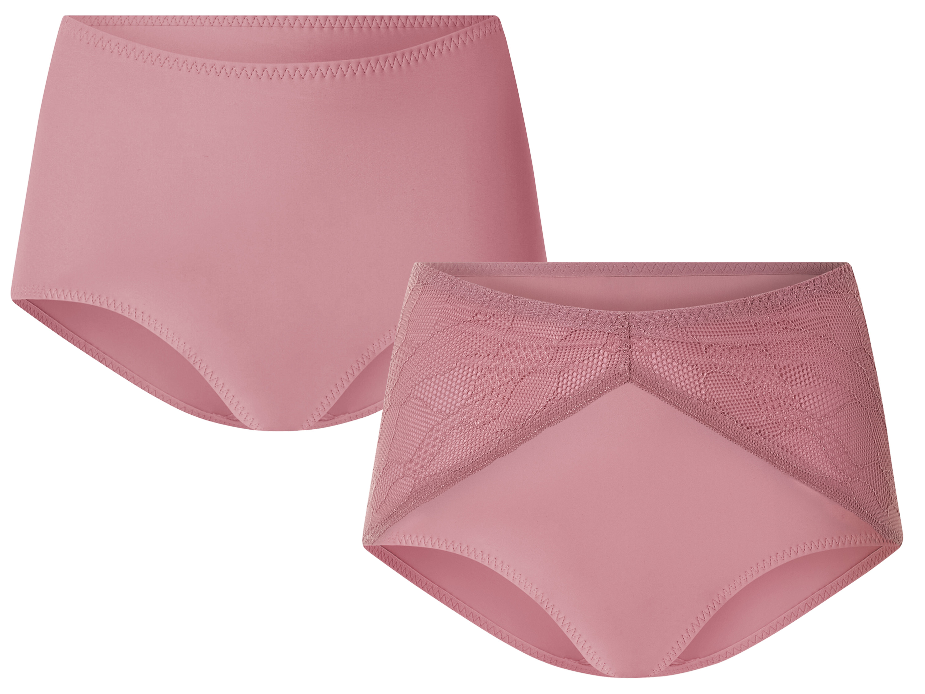 esmara 2 dames slips (L(44/46), Roze)