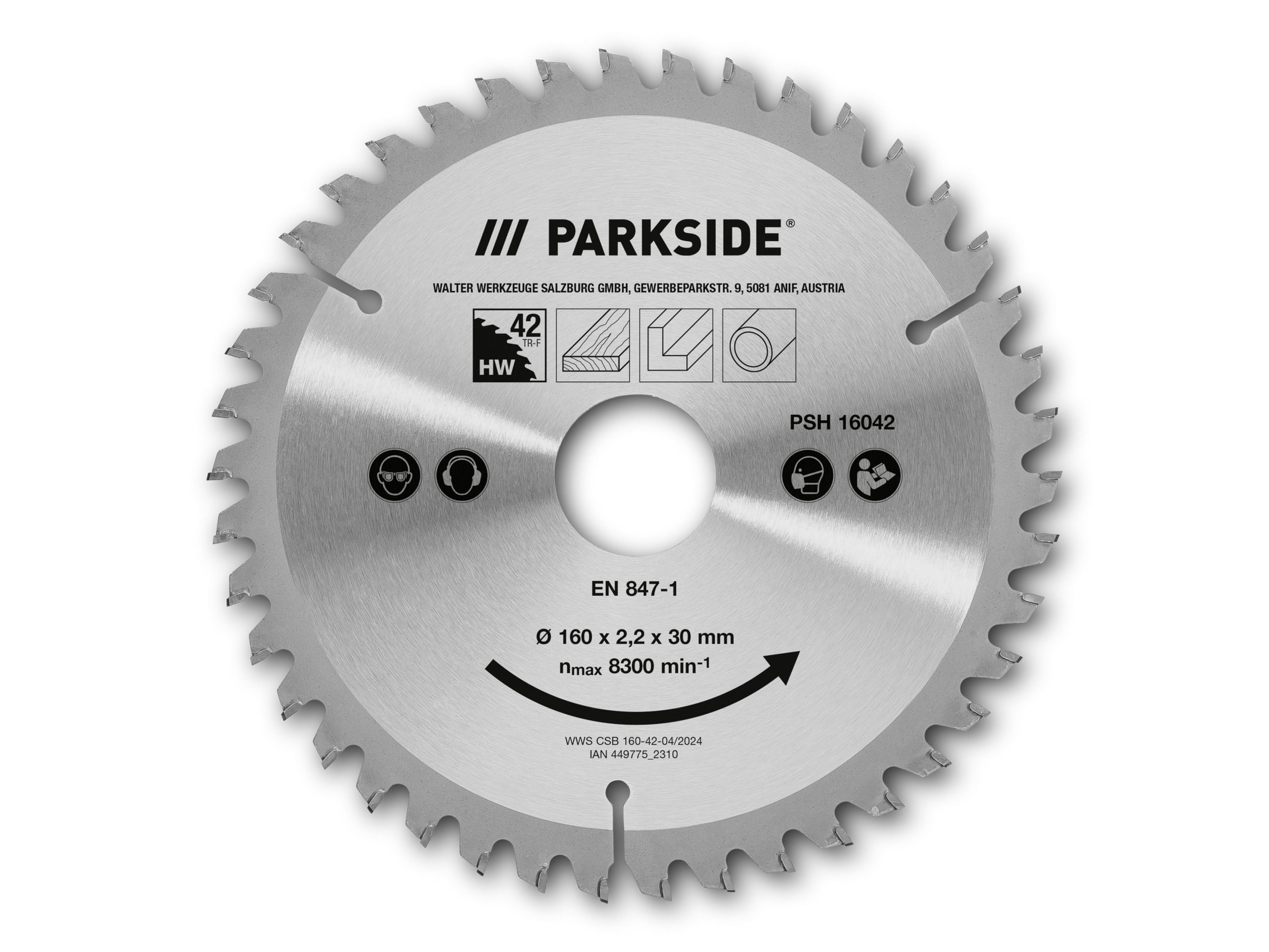 PARKSIDE Cirkelzaagblad (160 mm, 42 tanden)