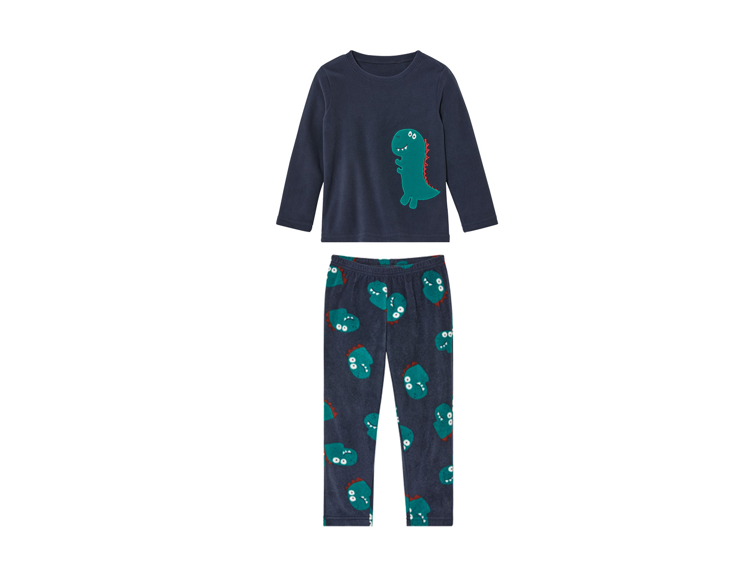 lupilu Peuter fleece pyjama (122/128, Marineblauw)