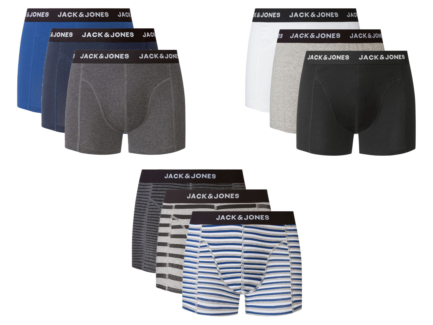 Jack & Jones 3 heren boxershorts online kopen |